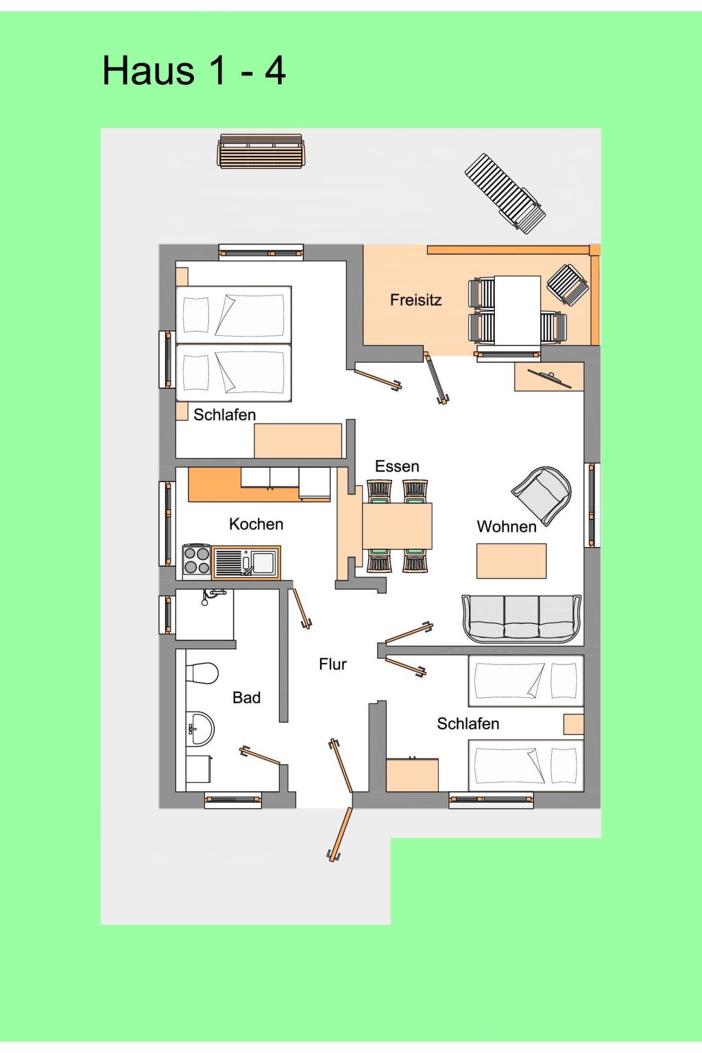Ferienhäuser mit Pool in ruhiger Lage am Waldrand-Image-tags.info