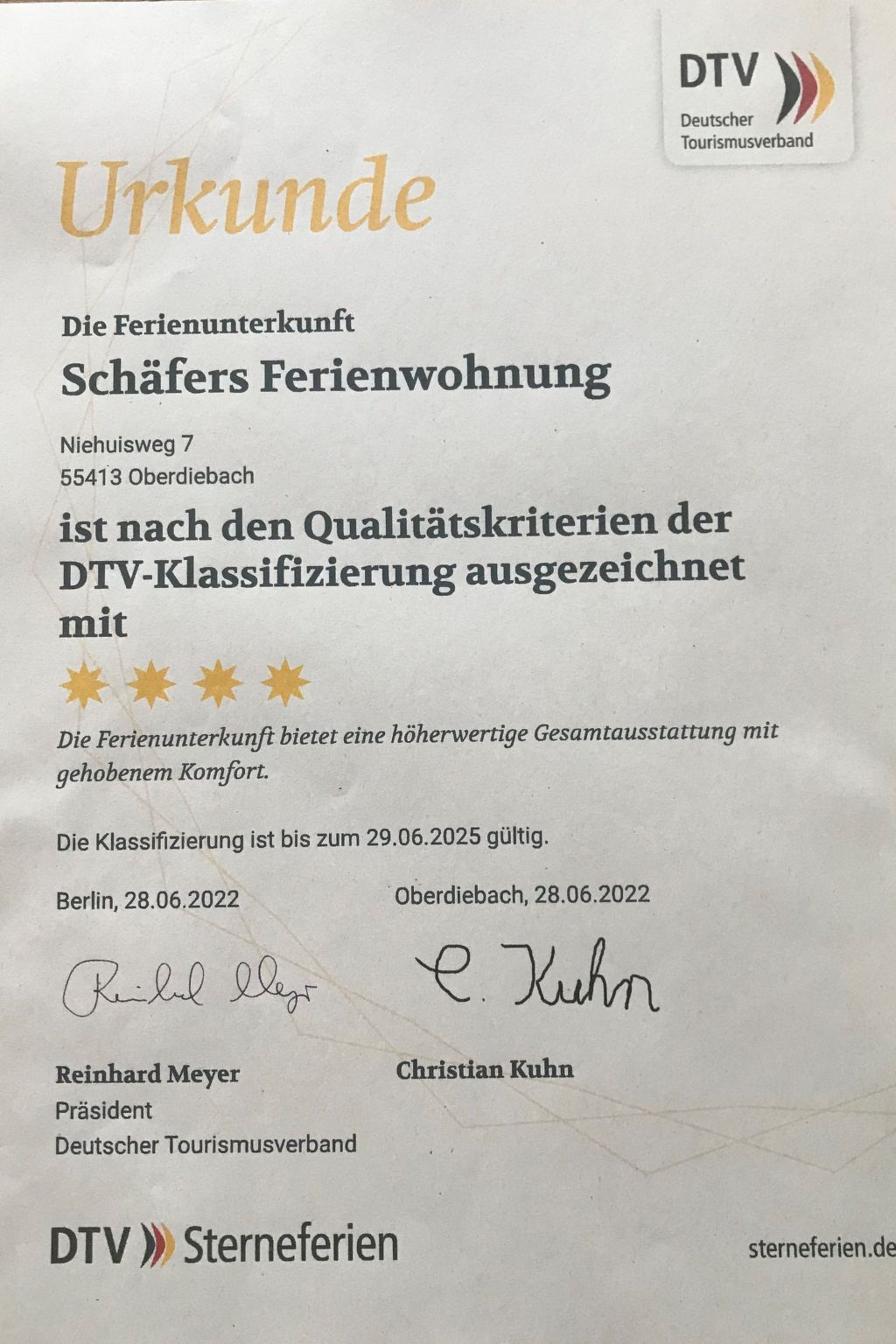 Schäfers Ferienwohnung Oberdiebach am Mittelrhein