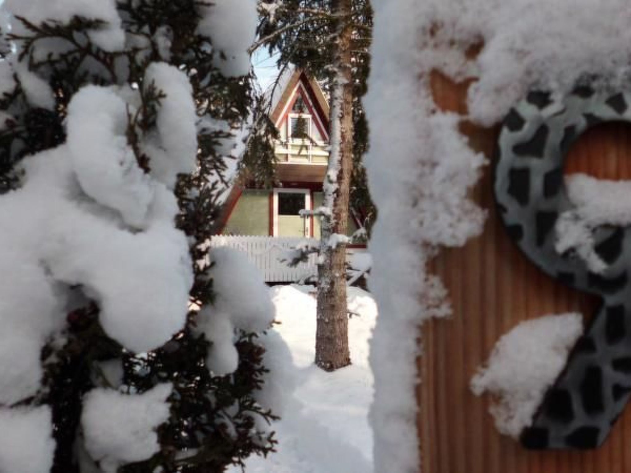 Nur-Dach-Ferienhaus für vier Personen-Binnen