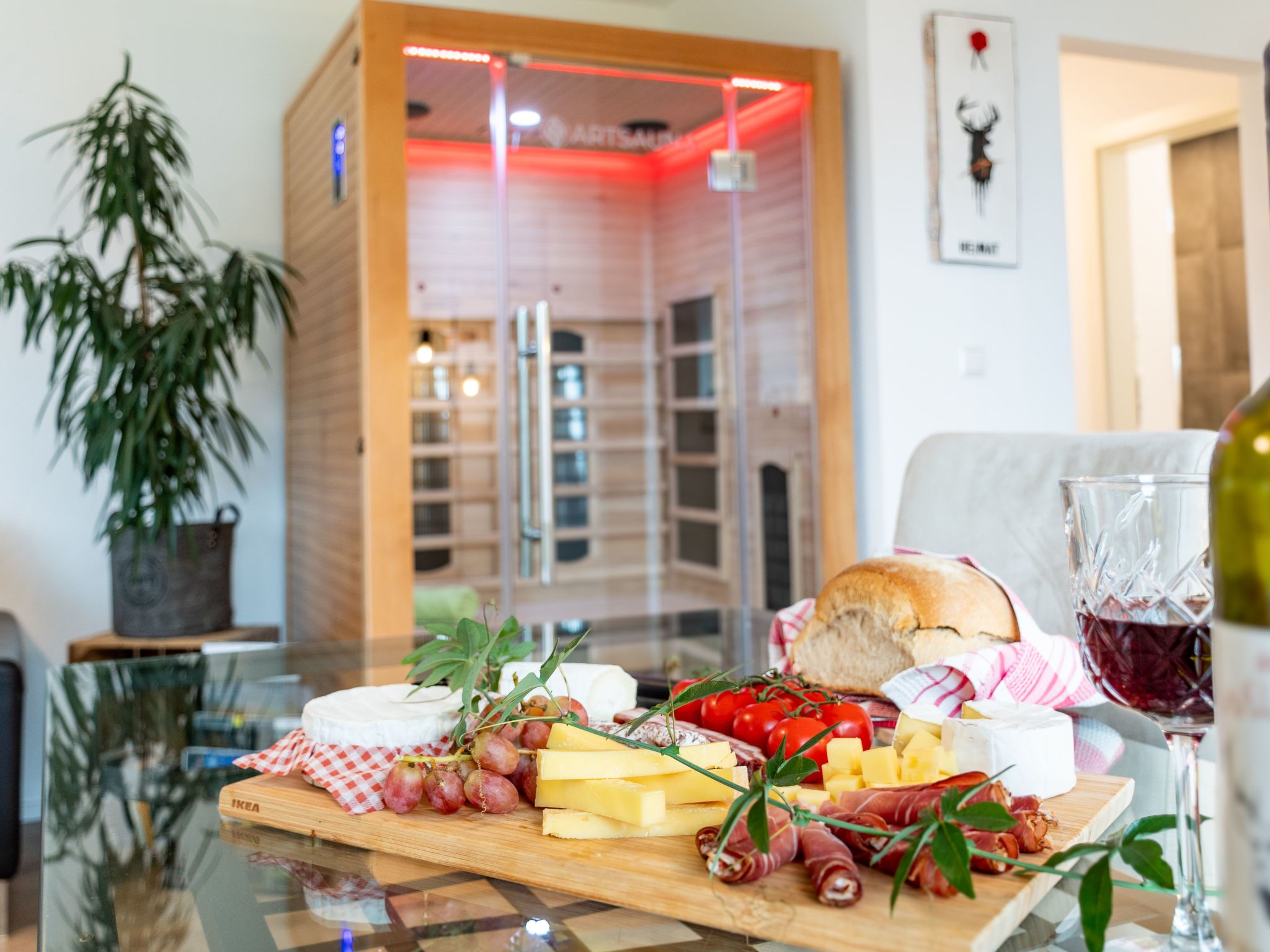 FeWo mit Whirlpool und Infrarotsauna-Dedans