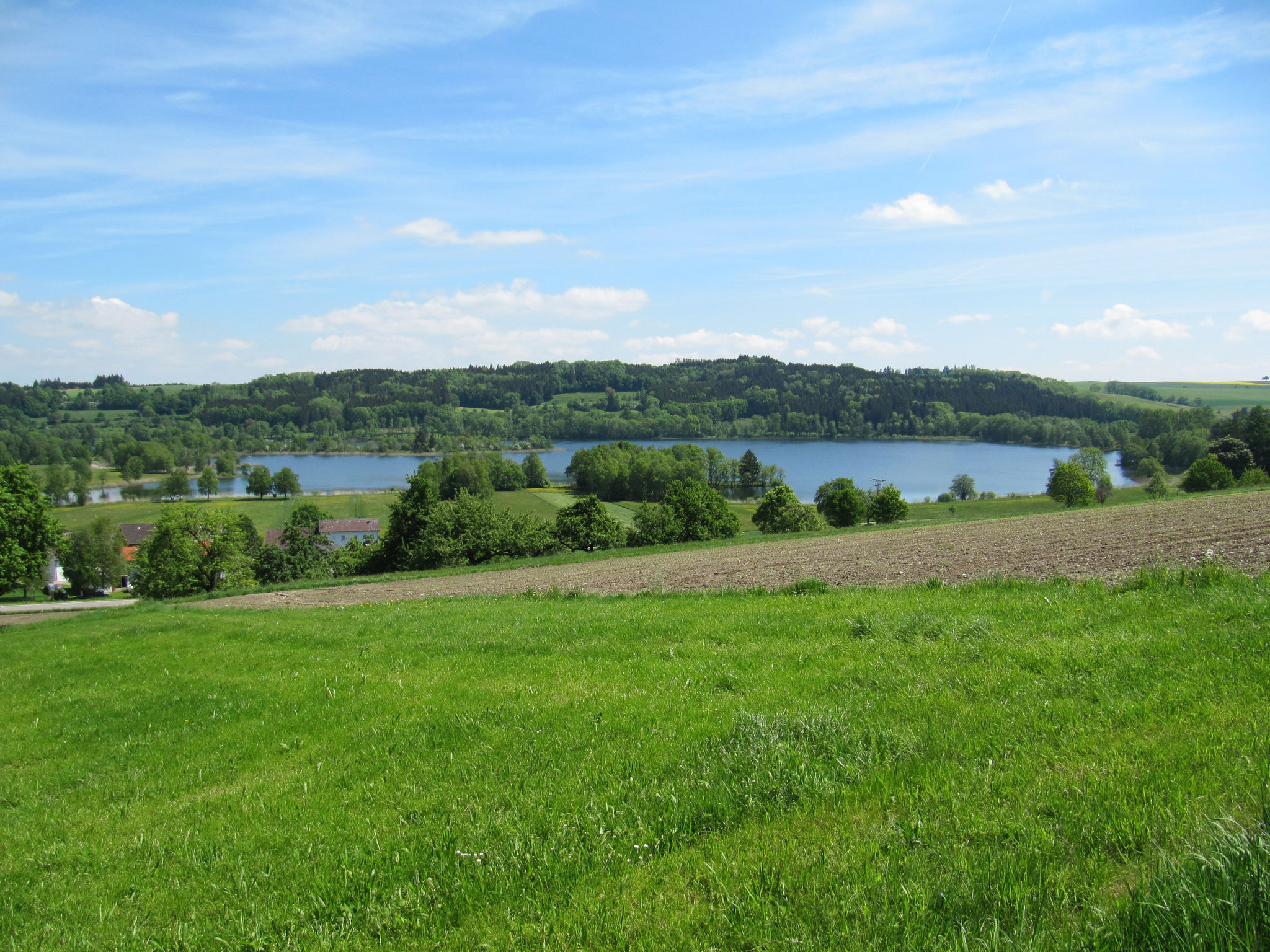 Rustiek houten huis Alpenblick bij Illmensee, 300 meter van het meer - foto 31