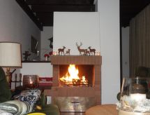 mit Terrasse und offenem Kamin