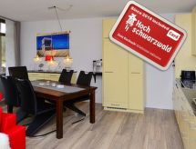 Appartement Seestern: 6-persoons vakantie aan de Schluchsee met zwembad - thumbnail 1