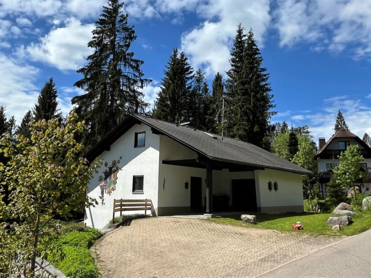 "Habsberg", appartement 4-kamers 120 m2 op 2 verdiepingen. Ruim, gedeeltelijk afgeschuinde daken, eenvoudig en gezellig ingericht: hal. Groot woon-/eetkamer met zwedenkachel (alleen decoratie), eettaf..