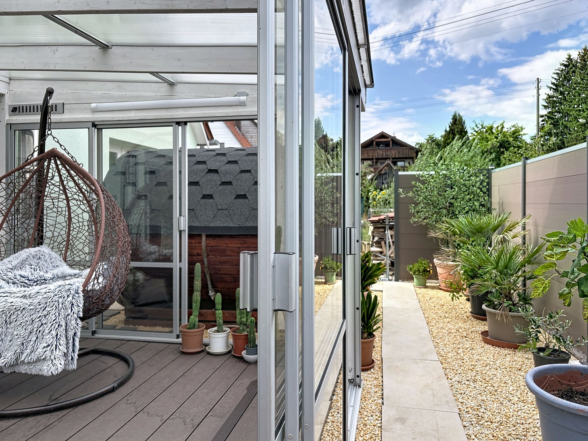 BioNestlein Premium-Appartment mit Sauna - Draußen