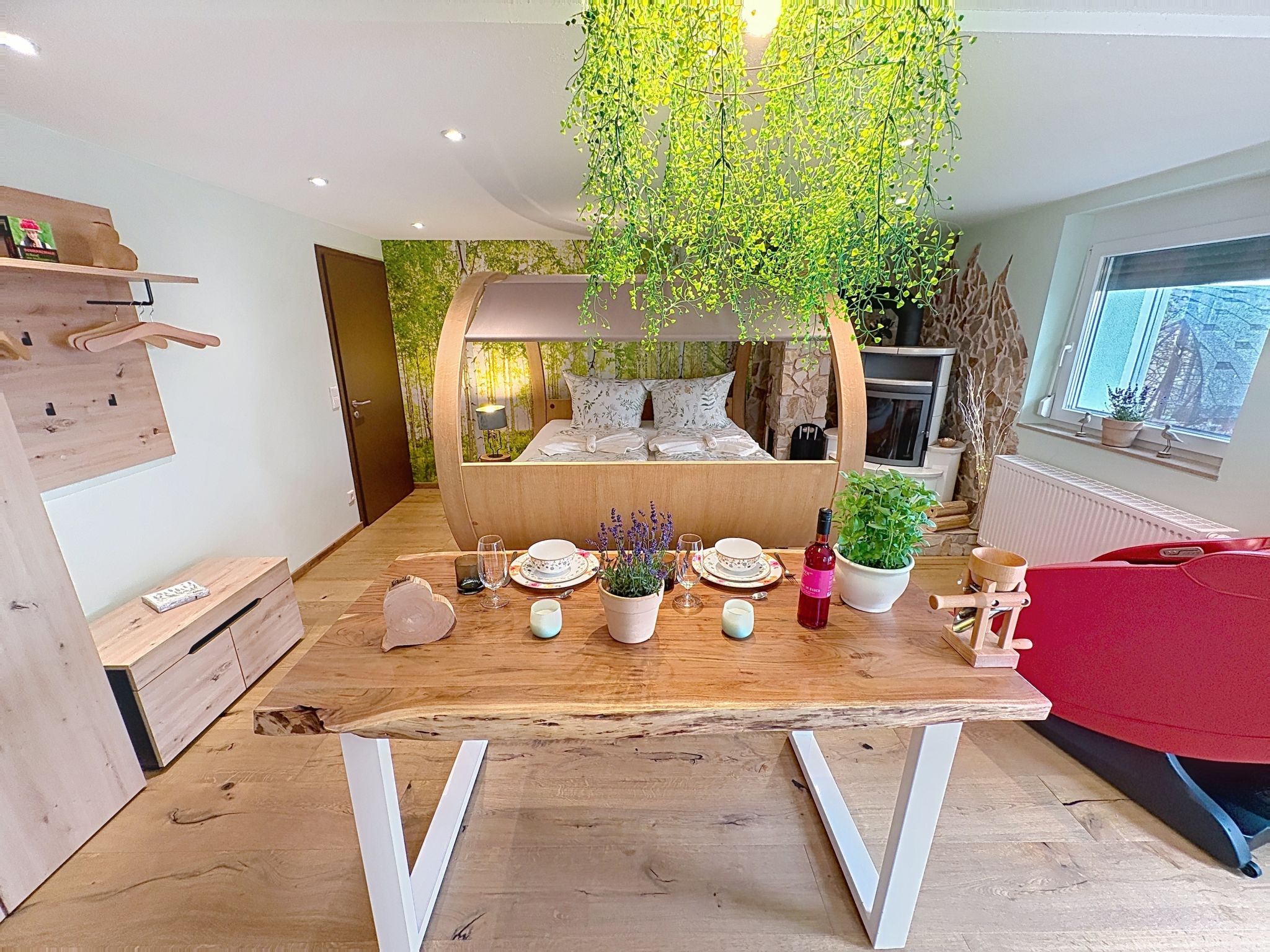 BioNestlein Premium-Appartment mit Sauna - Drinnen