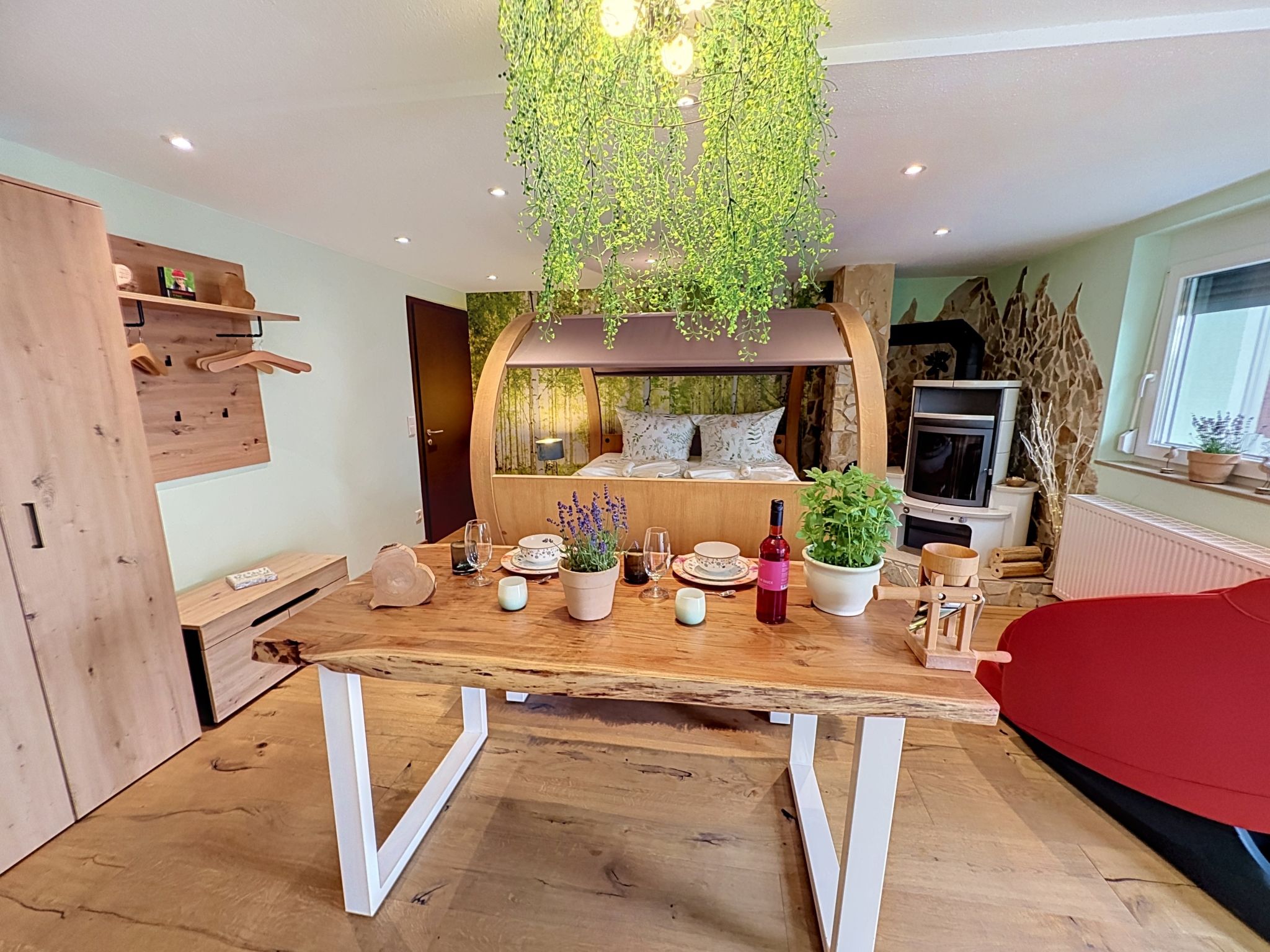 BioNestlein Premium-Appartment mit Sauna - Drinnen