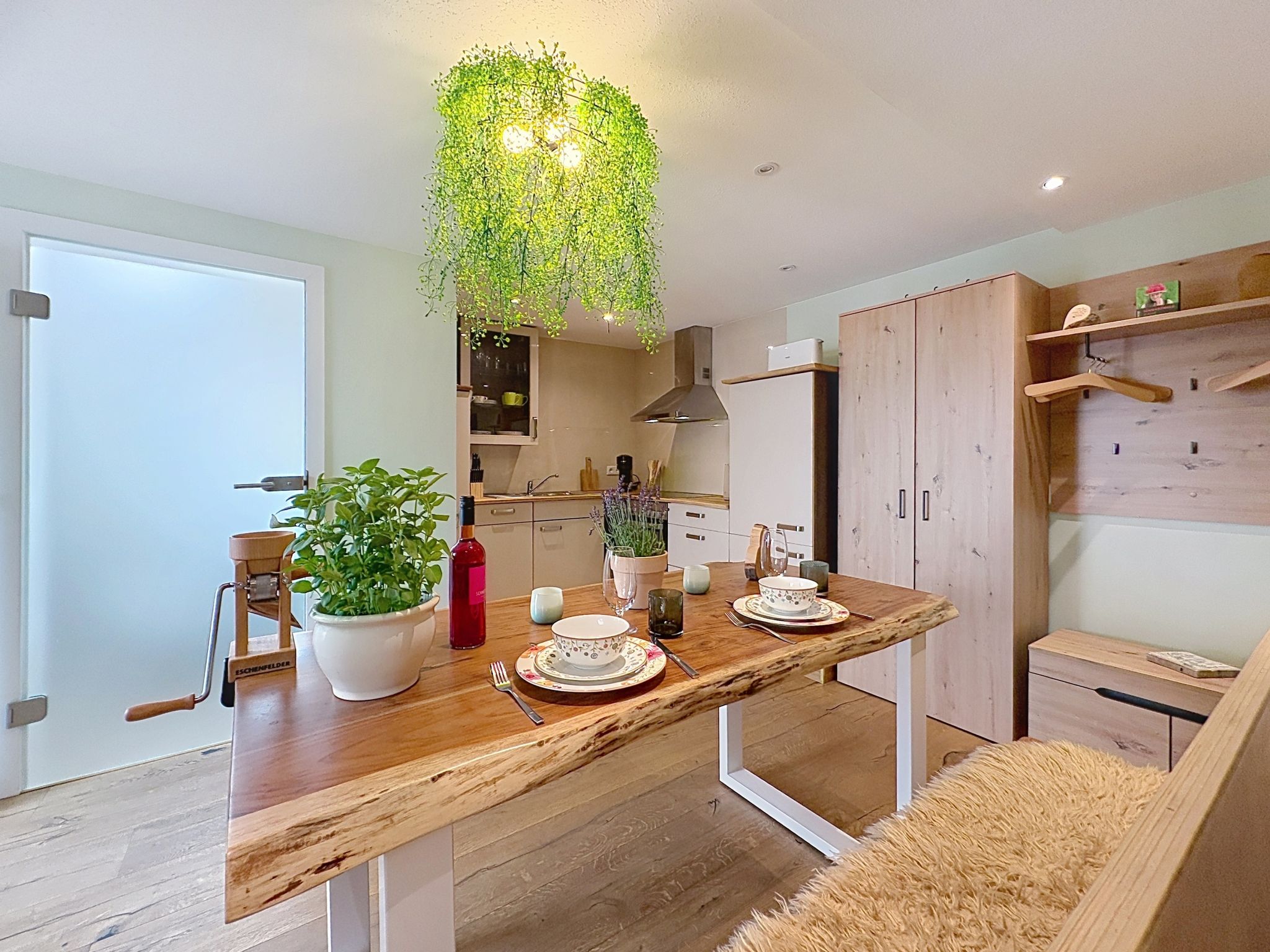 BioNestlein Premium-Appartment mit Sauna - Drinnen