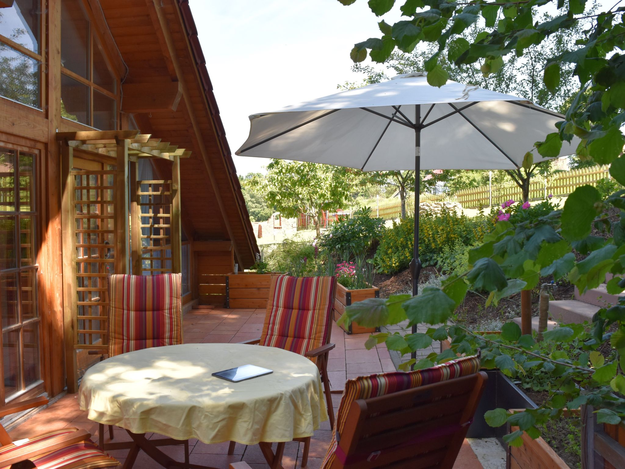 Vakantiehuis met omheinde tuin in Bad Wurzach (Duitsland) 1 hond is welkom