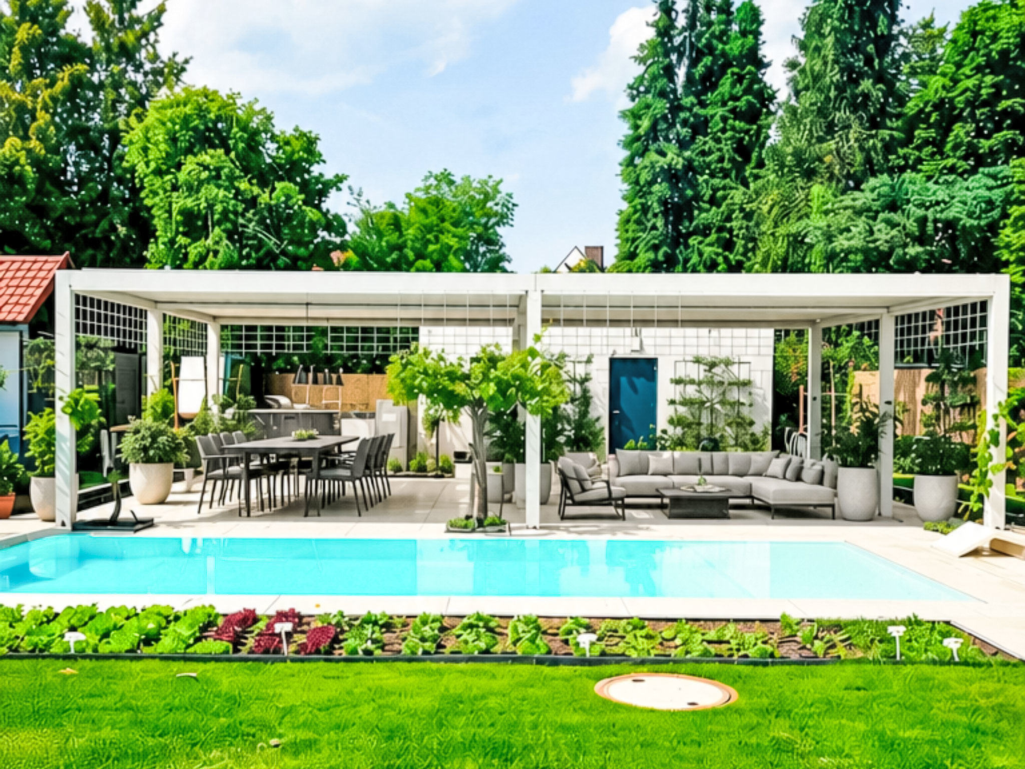 Luxurious large Home, Pool , Garden , Koi Pond