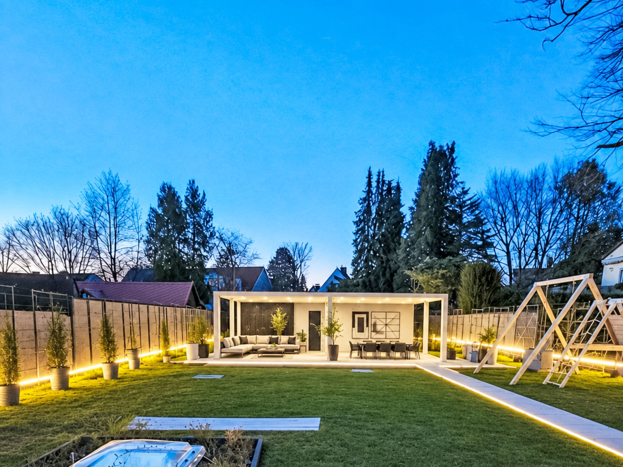 Luxurious large Home, Pool , Garden , Koi Pond — Terrace (3 of 40)