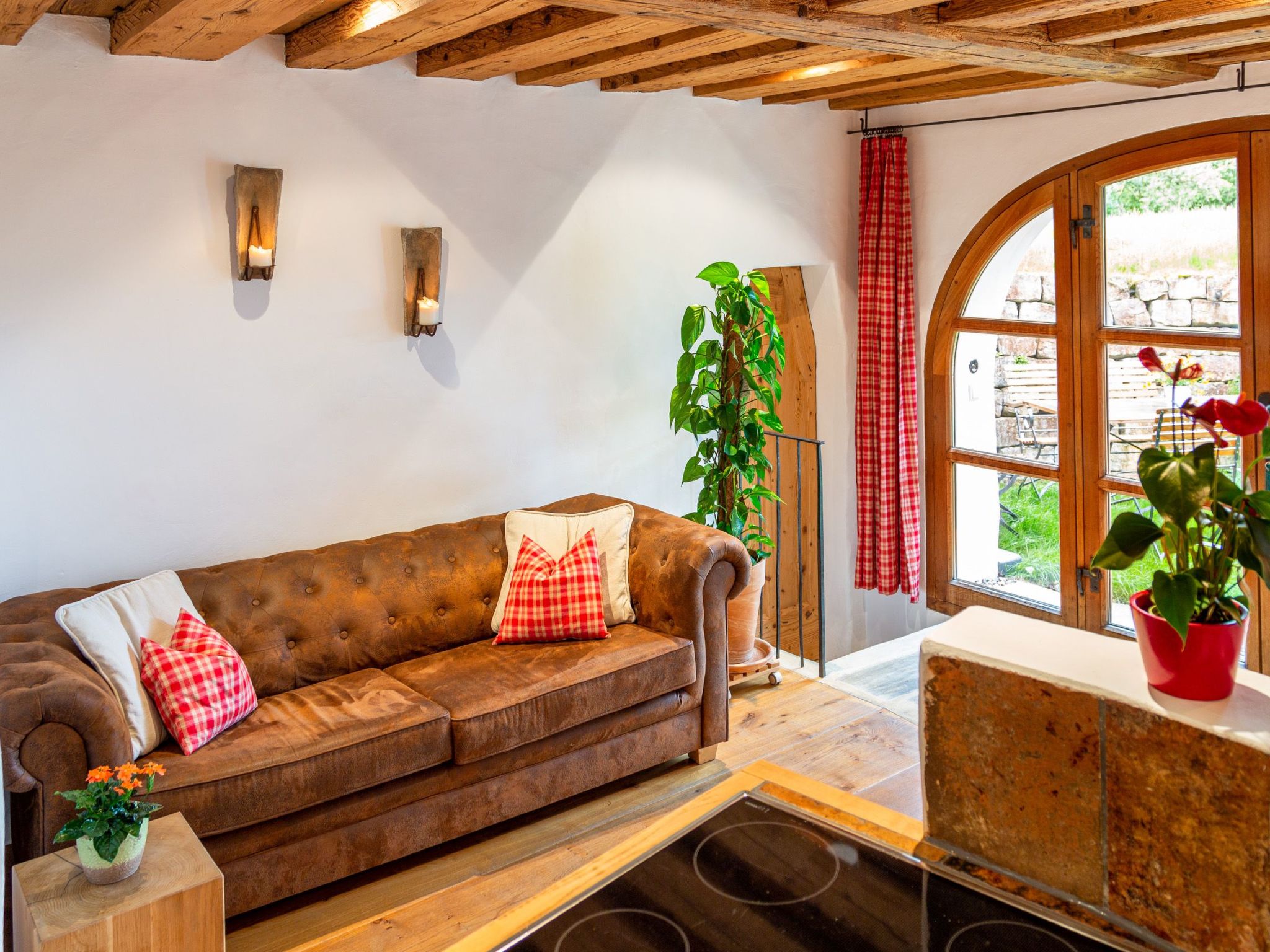 Mit Blick auf das Wasser