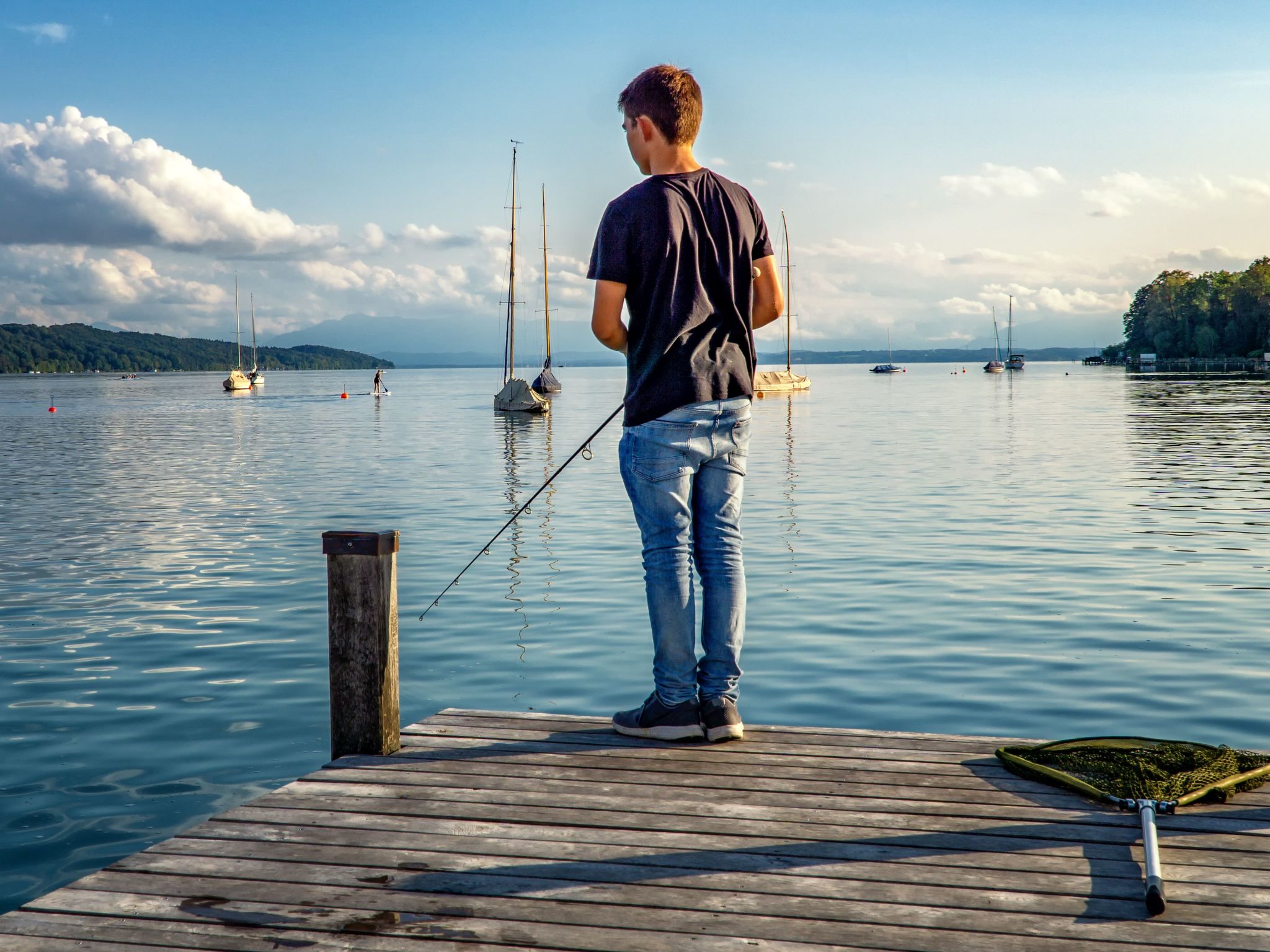 Appartement in Riederau mit Terrasse und Garten-Binnen