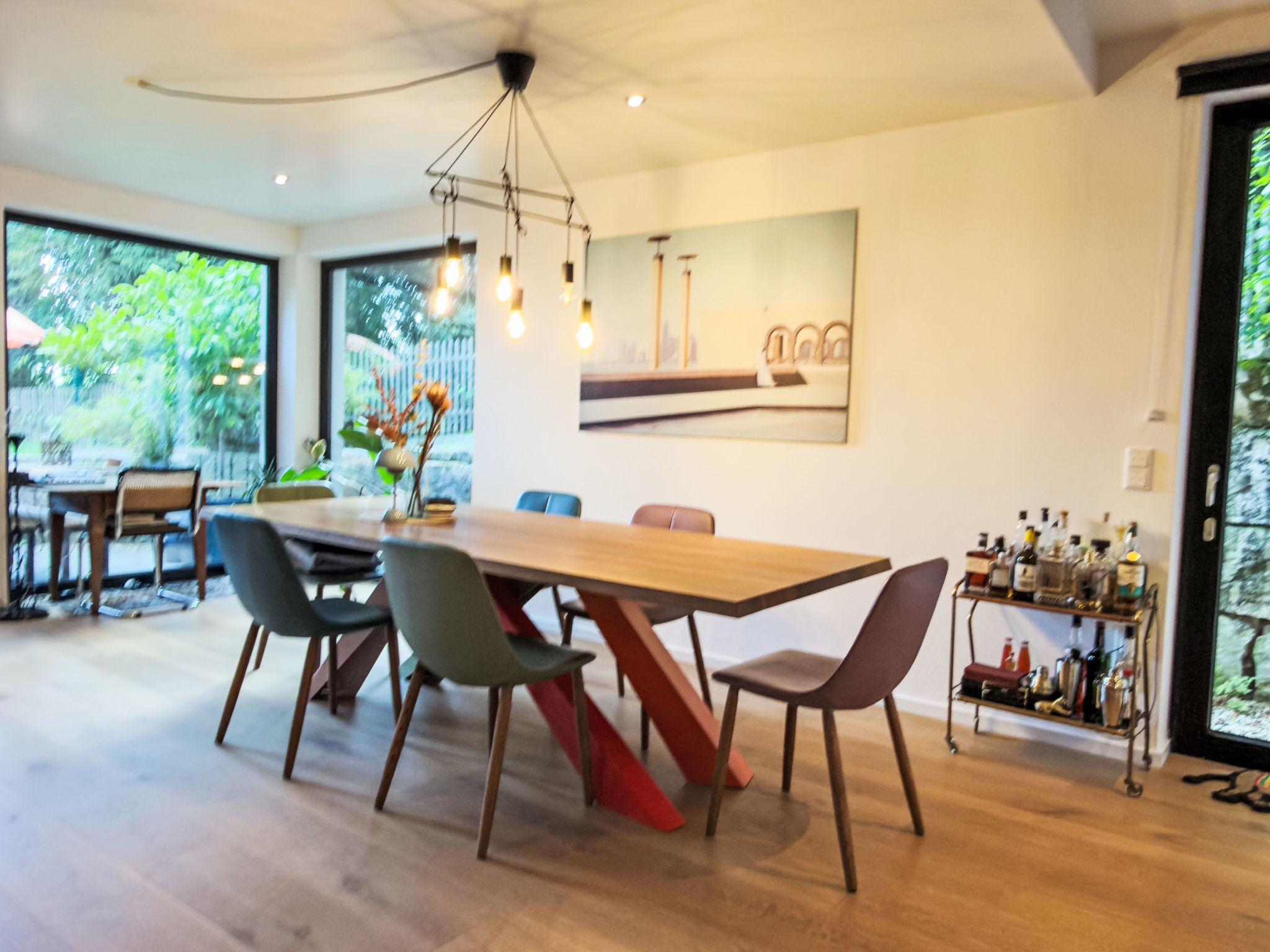 Appartement in Holzhausen mit Terrasse, Grill - Dedans