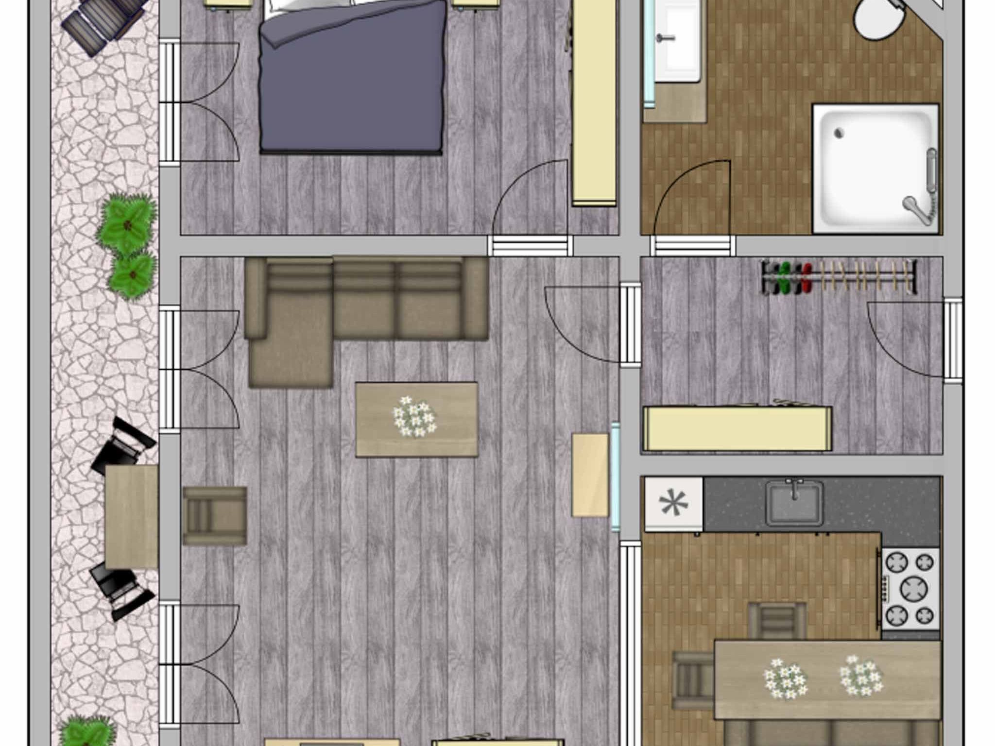 Wohnung in Garmisch-Partenkirchen mit Terrasse