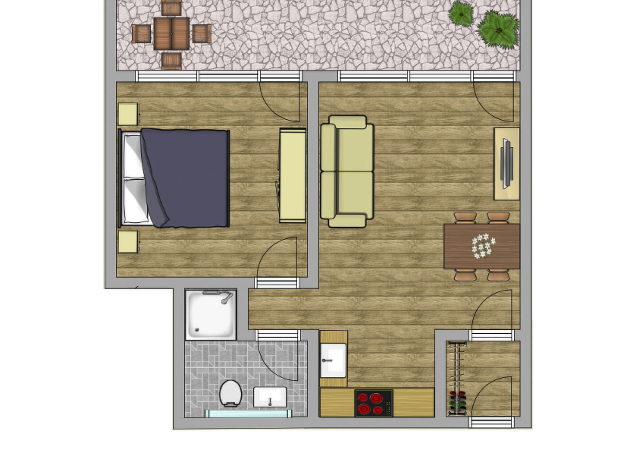 Photo of Diese Ferienwohnung befindet sich in einem Neubau