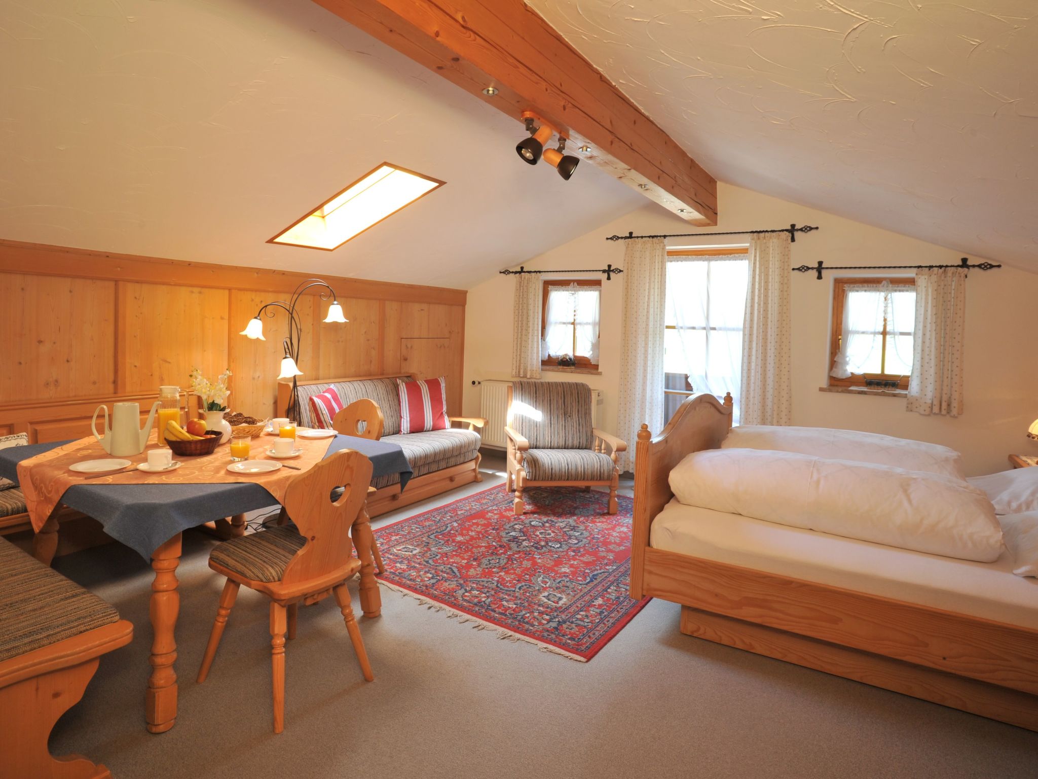 Komfortable Ferienwohnung mit herrlichem Bergblick-Dedans