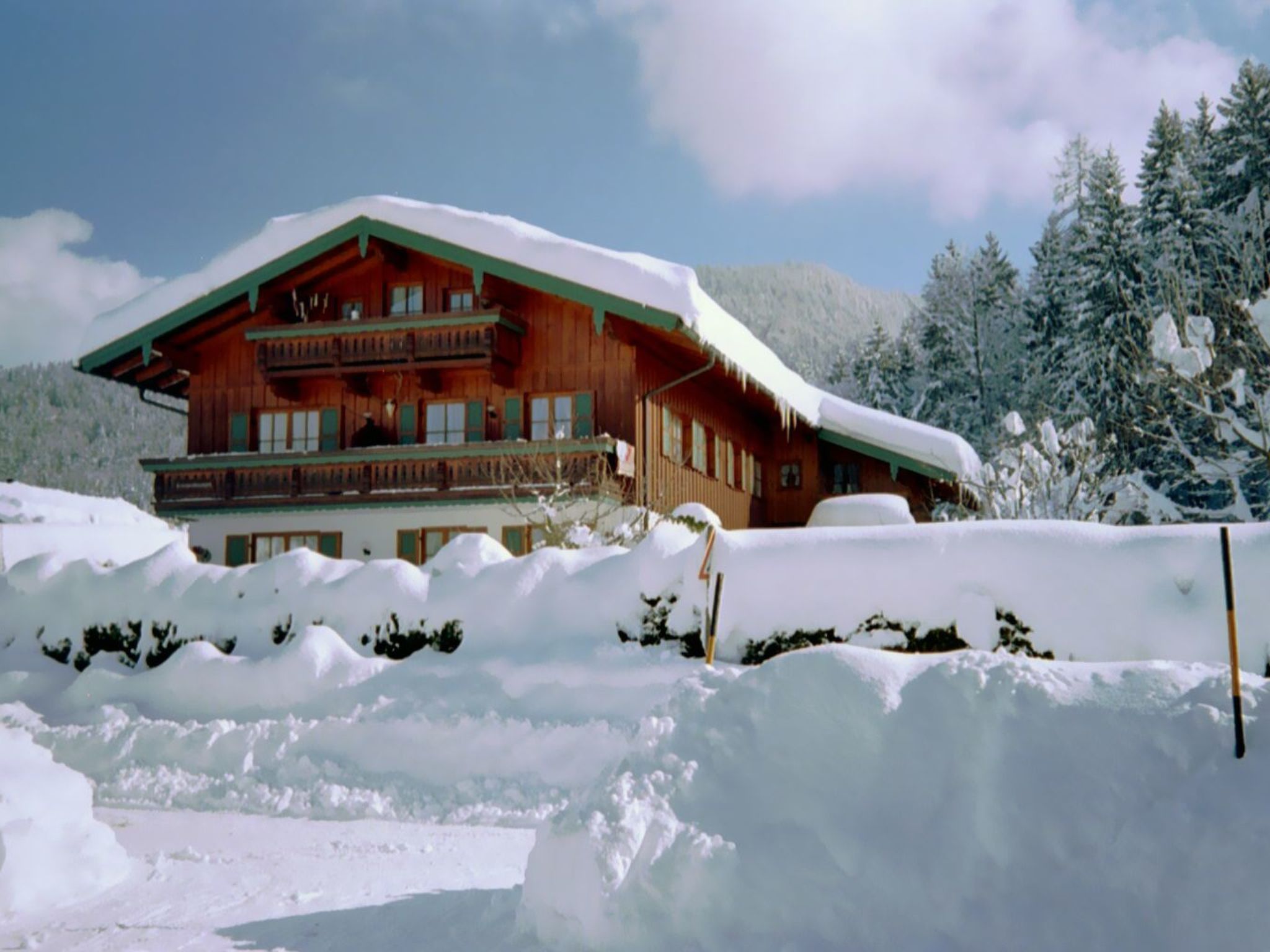 Komfortable Ferienwohnung mit herrlichem Bergblick-Dedans