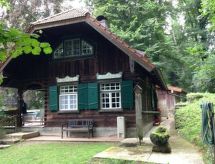 Vrijstaand Boshuis aan de Chiemsee met Bergzicht, 80m tot het Meer - thumbnail 1