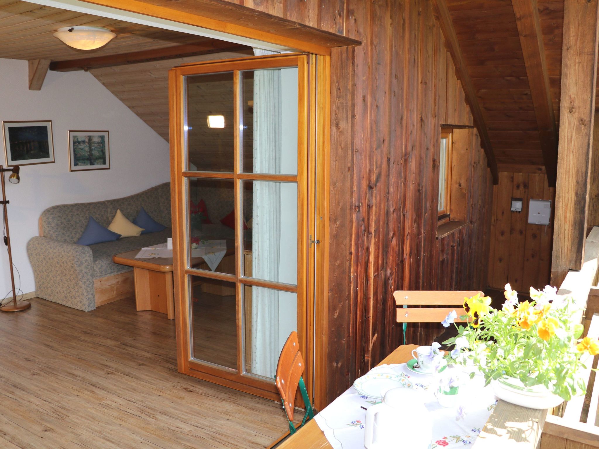 Wohnung in Berchtesgaden mit Garten-Drinnen