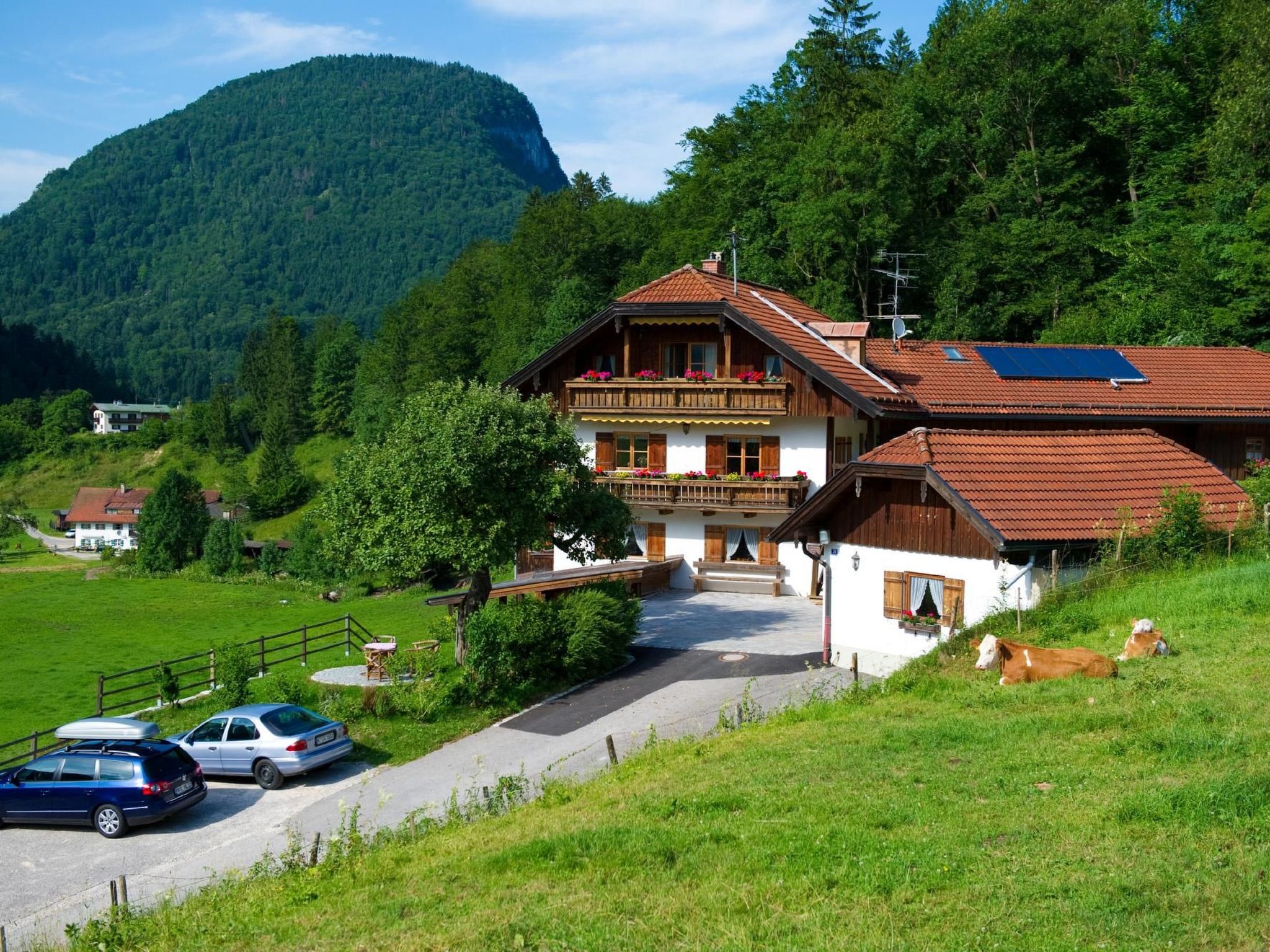 Wohnung in Berchtesgaden mit Garten-Drinnen