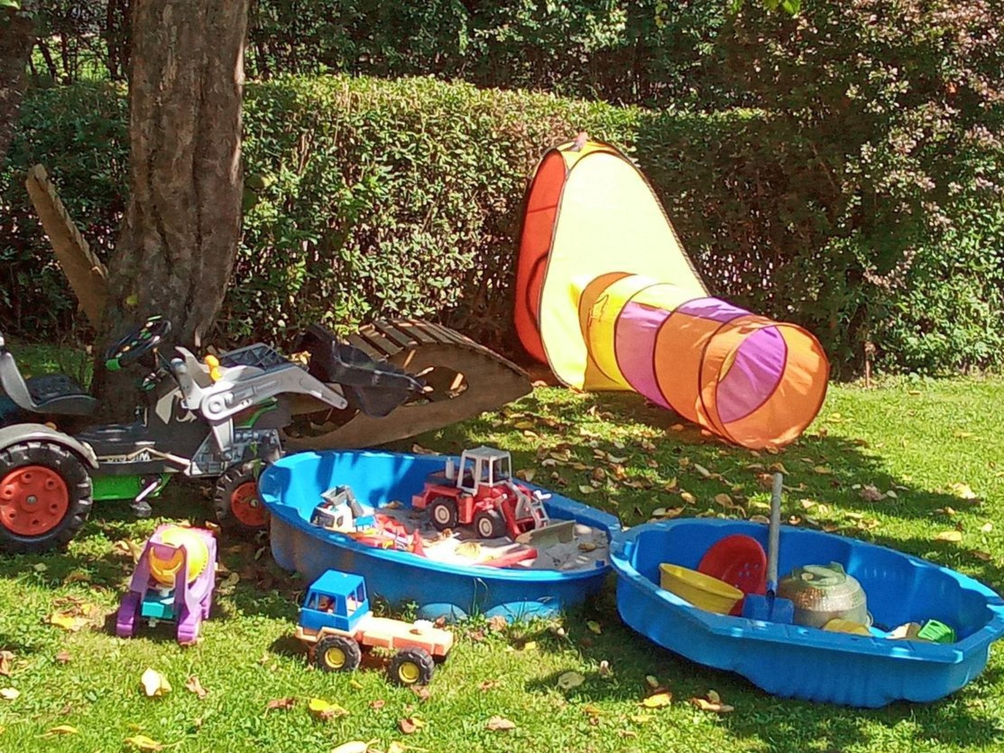 Mit sonniger Terrasse und Ausblick