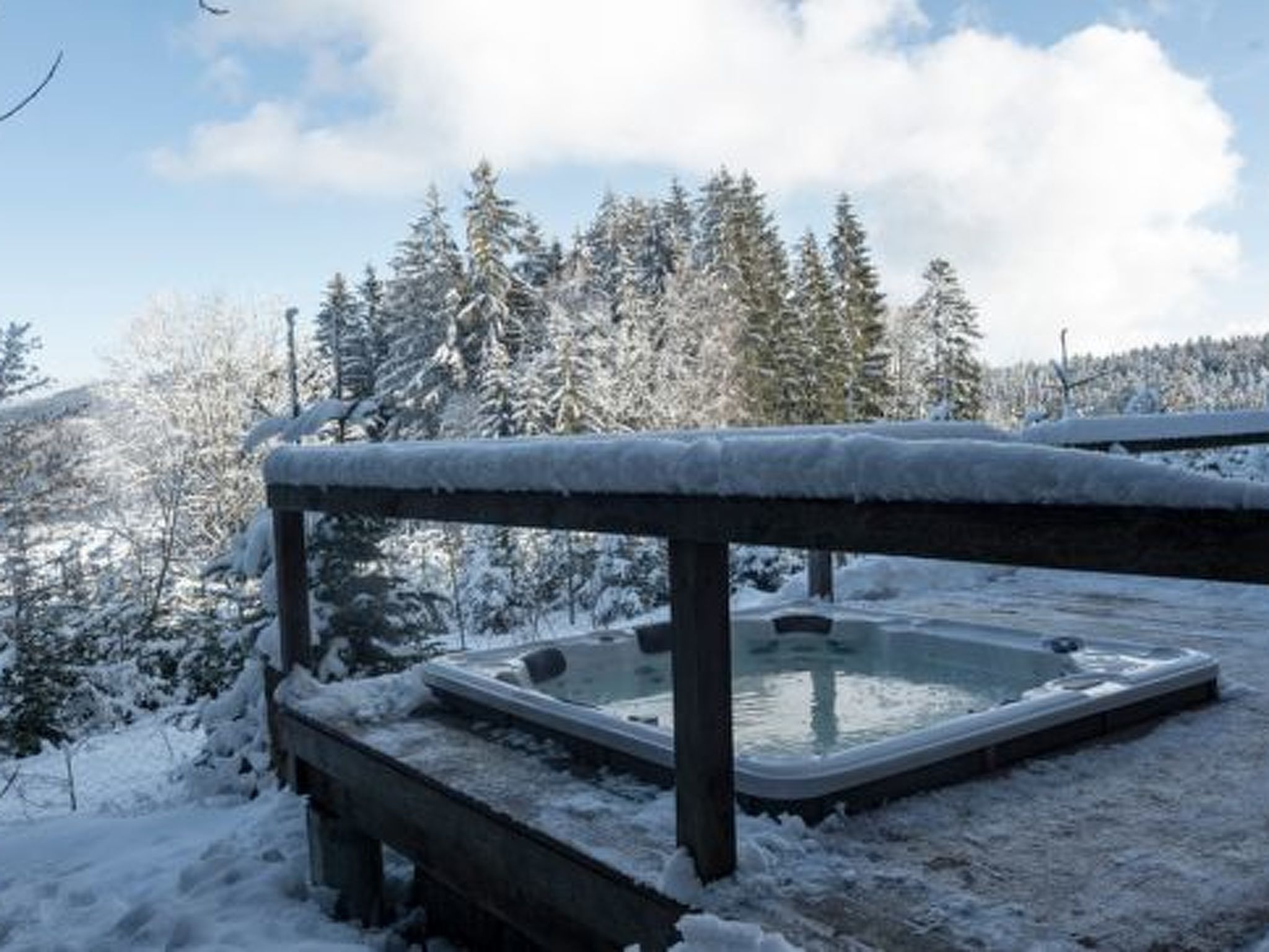 Luxuschalet - altes Bauernhaus mit private Spa-Drinnen