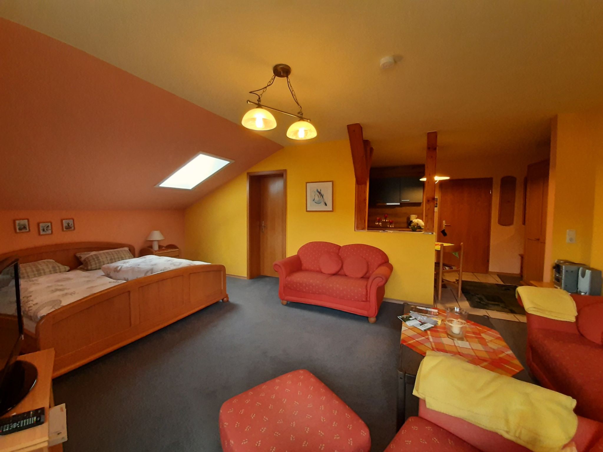 Abendrot in Bayerisch Eisenstein-Binnen