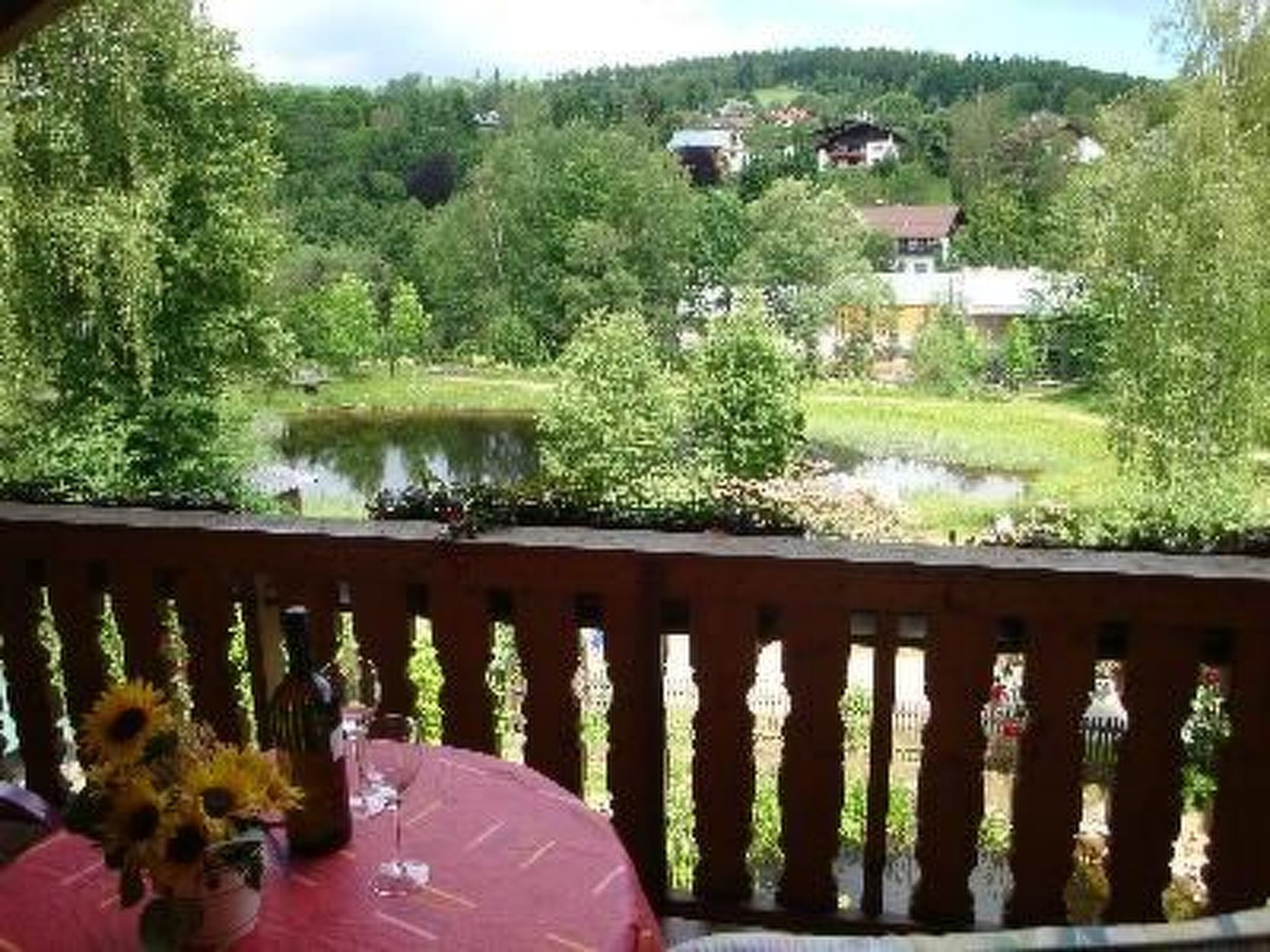 Abendrot in Bayerisch Eisenstein-Binnen