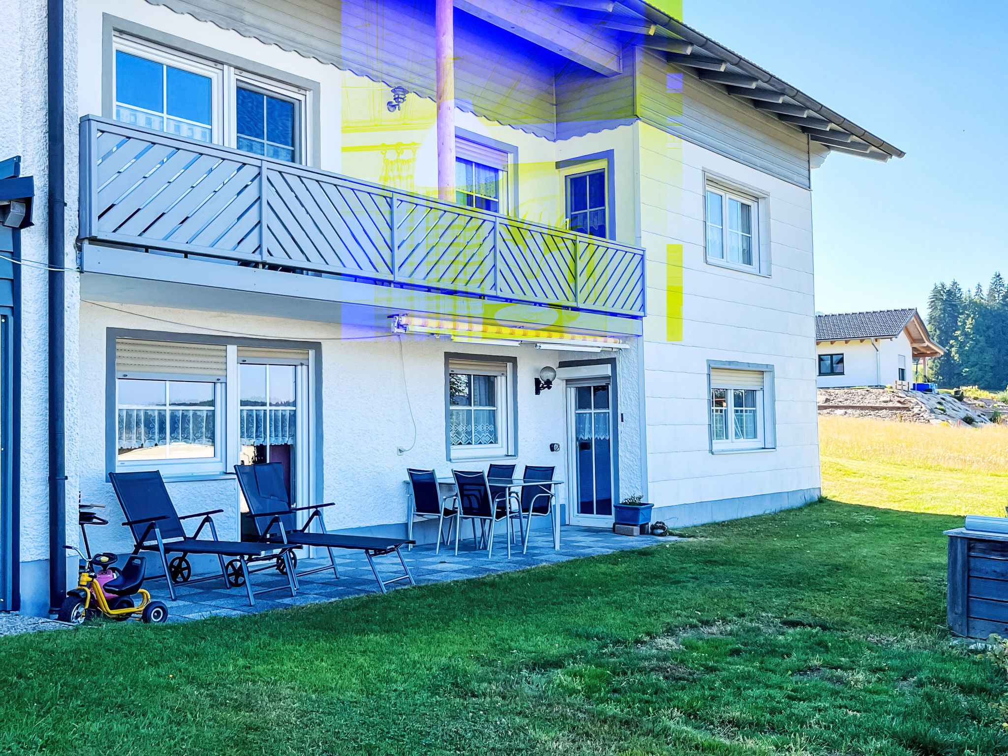 In Ludwigsreut mit Grill und Garten