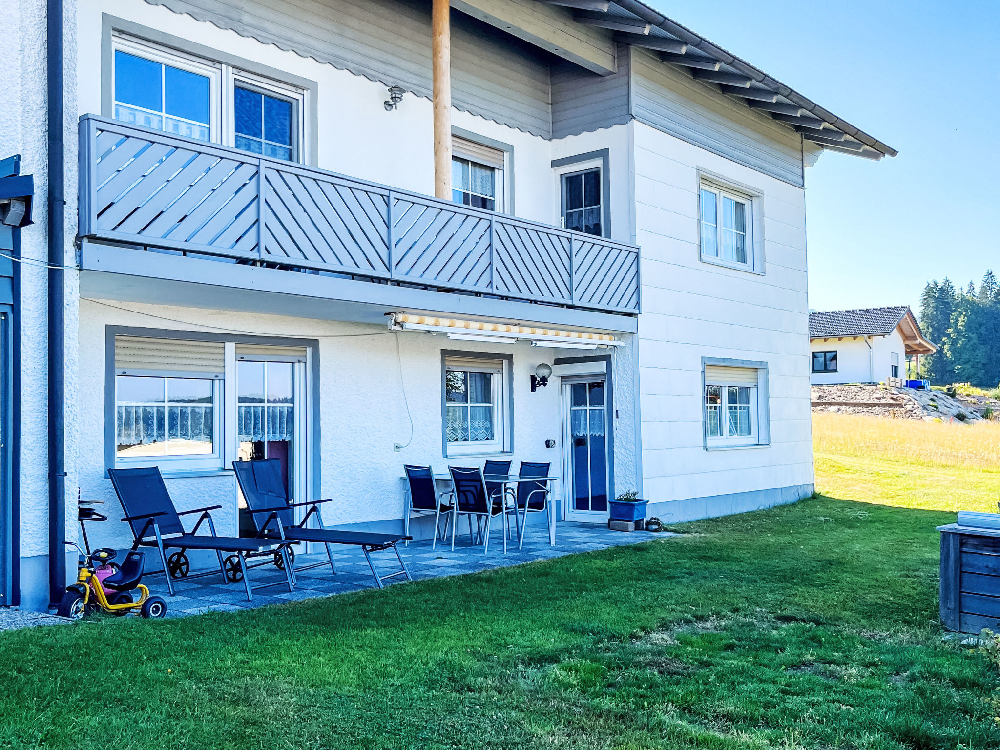 In Ludwigsreut mit Grill und Garten