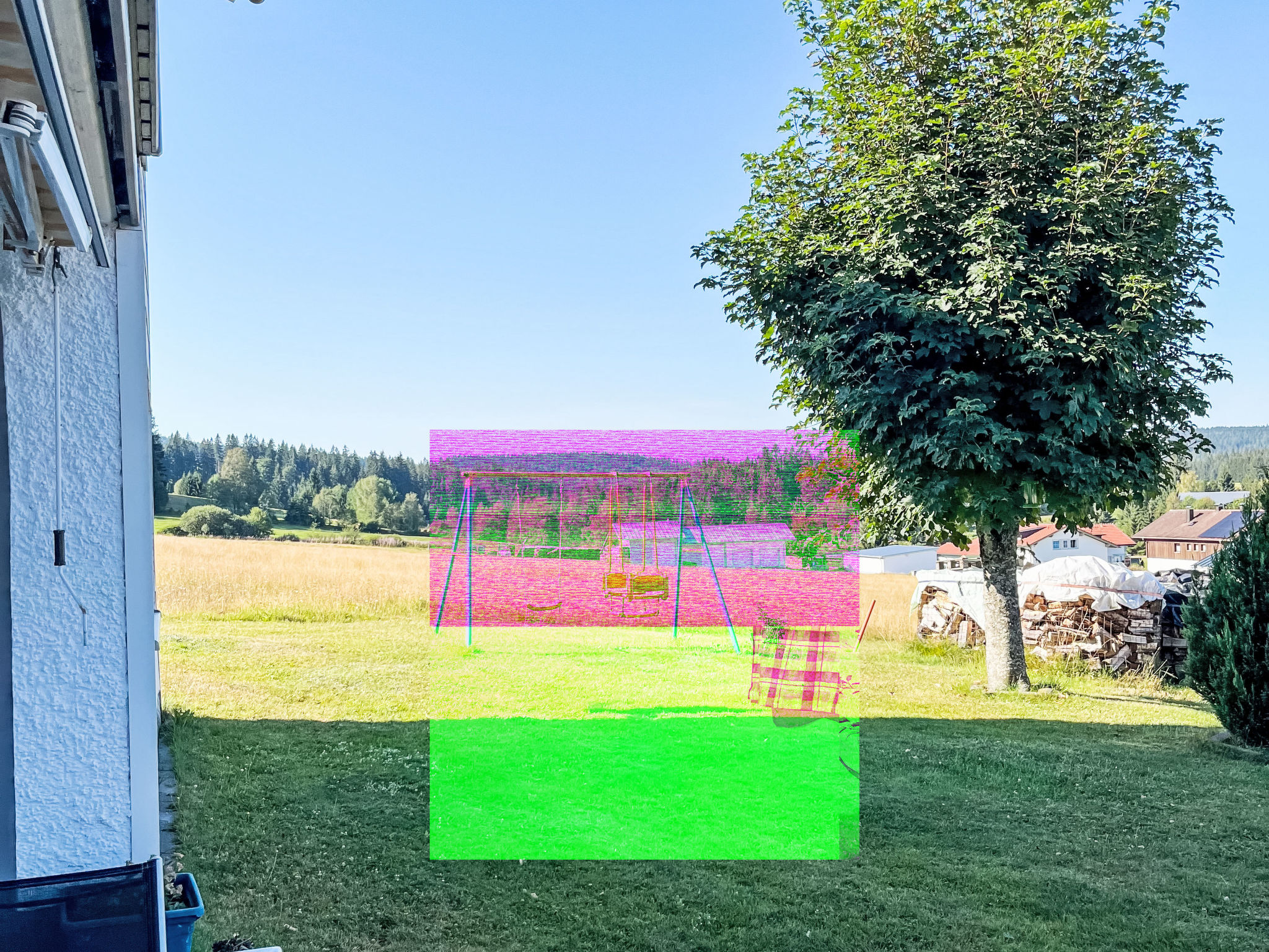 In Ludwigsreut mit Grill und Garten