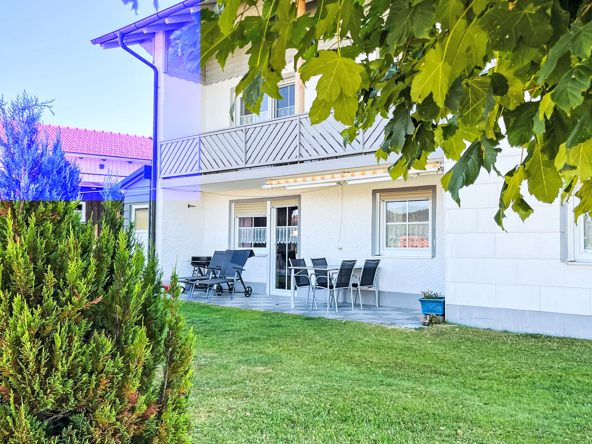 In Ludwigsreut mit Grill und Garten