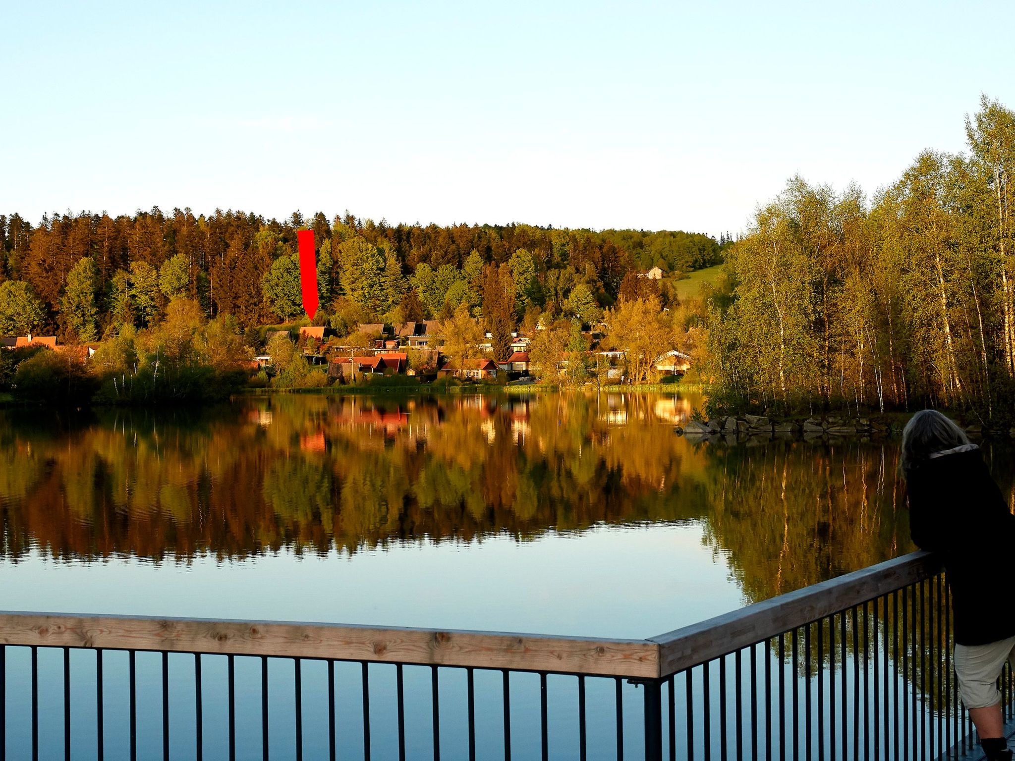 In Waldkirchen mit Garten und Seeblick-Binnen