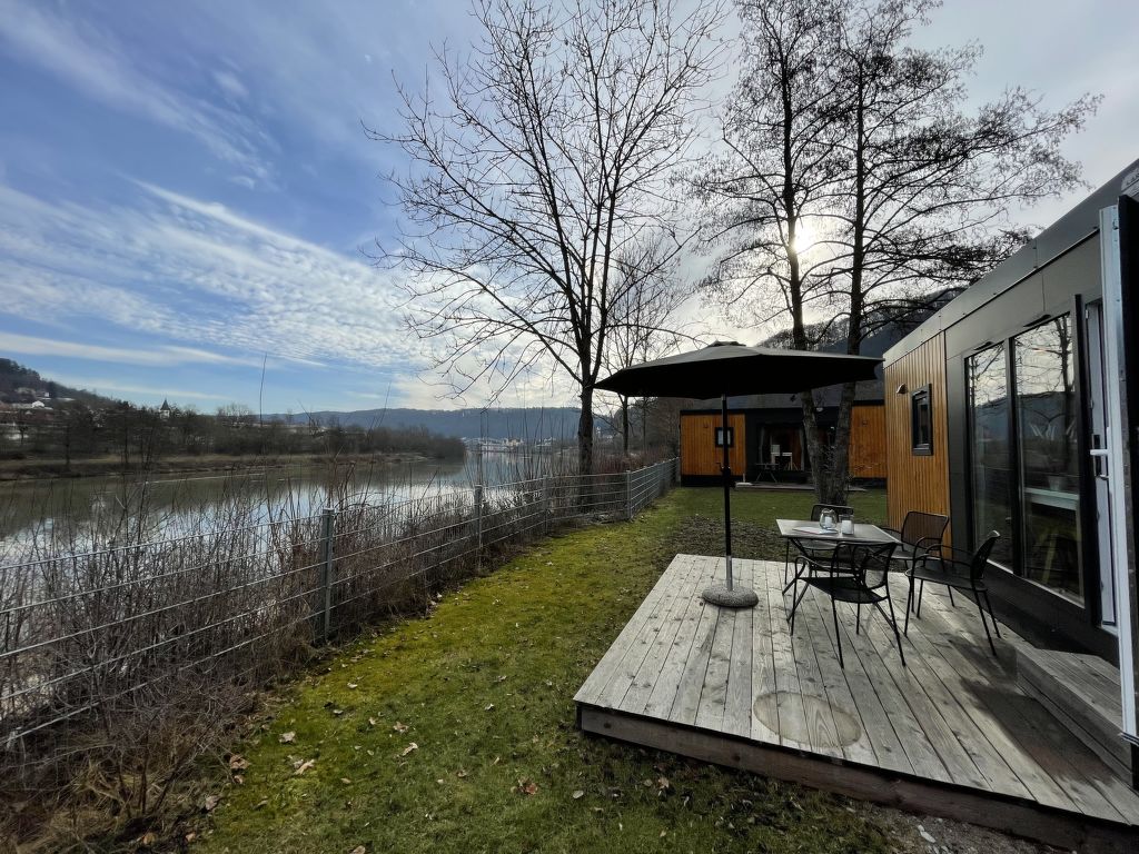 Vakantiehuis Tiny Haus Flussblick in Duitsland