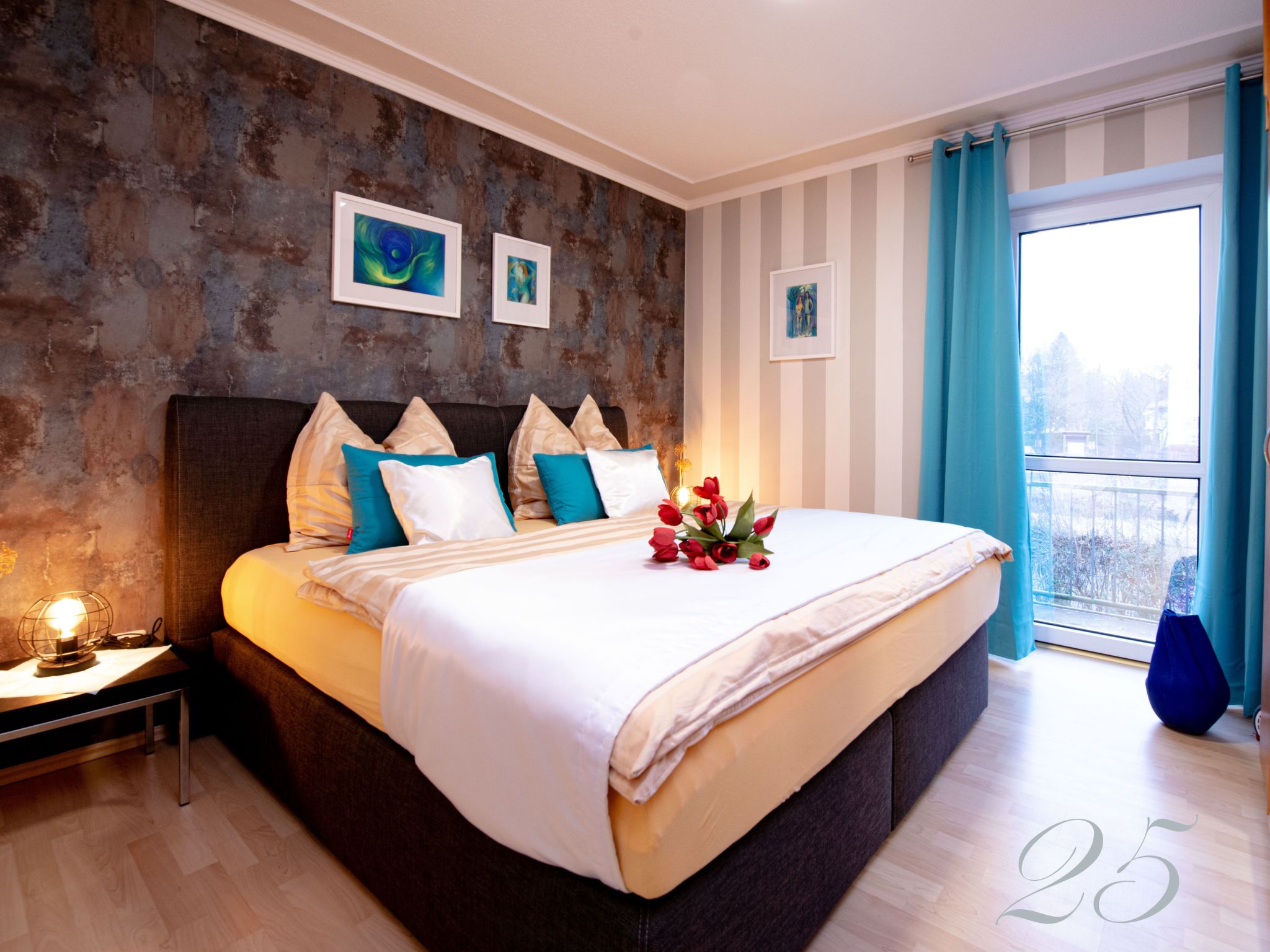 Appartement mit Balkon