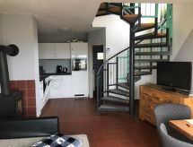 Ferienbungalow met panoramisch uitzicht op het water in het Beierse Woud - thumbnail 1