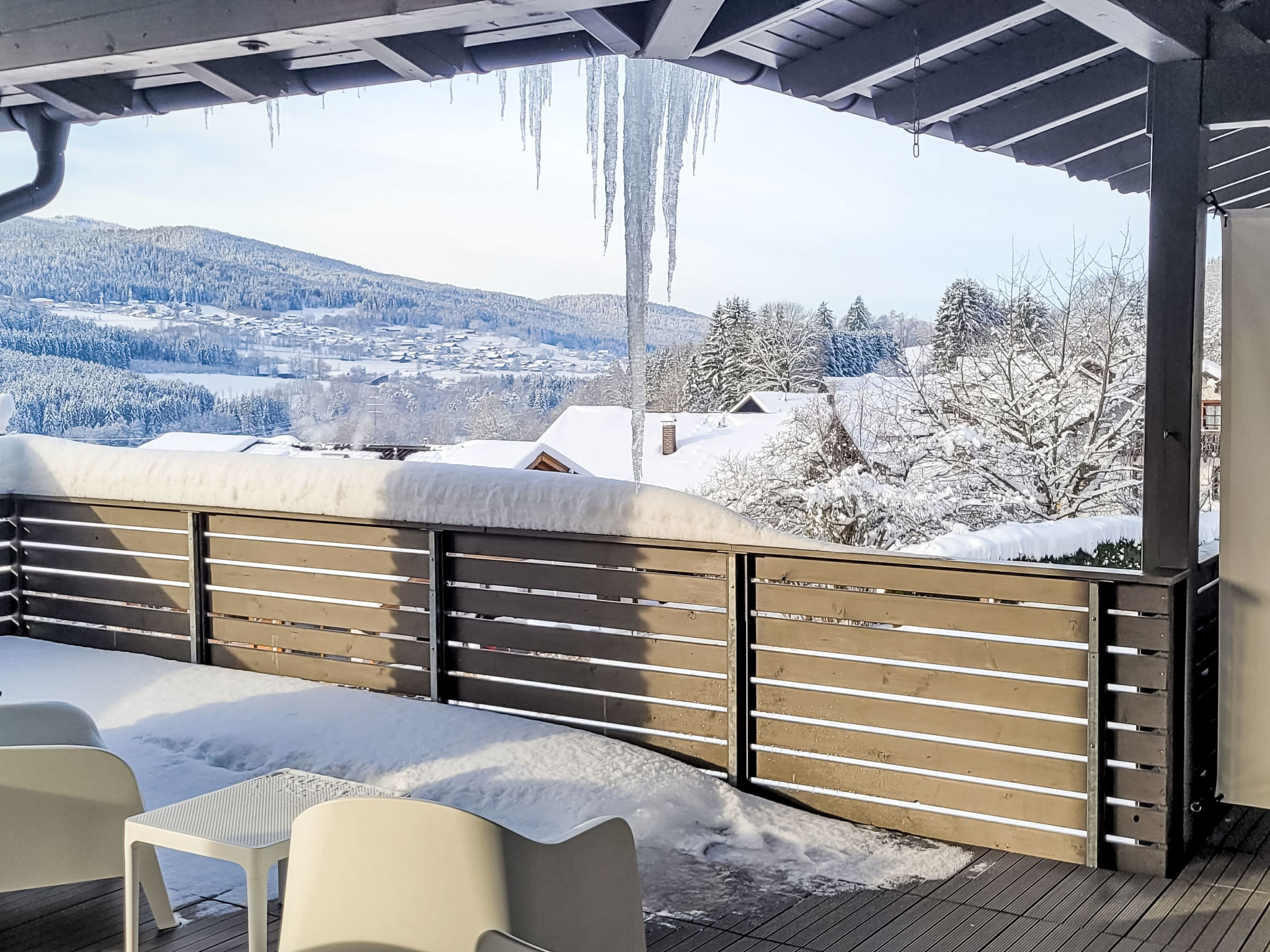 BayVista, die Bayerwald Lodge mit Bergblick - Buiten