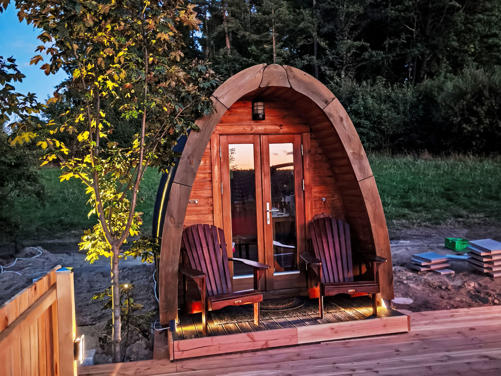 Fichtel-Pod gegen Aufpreis mit Sauna oder Hot Tub — Terrace (2 of 22)