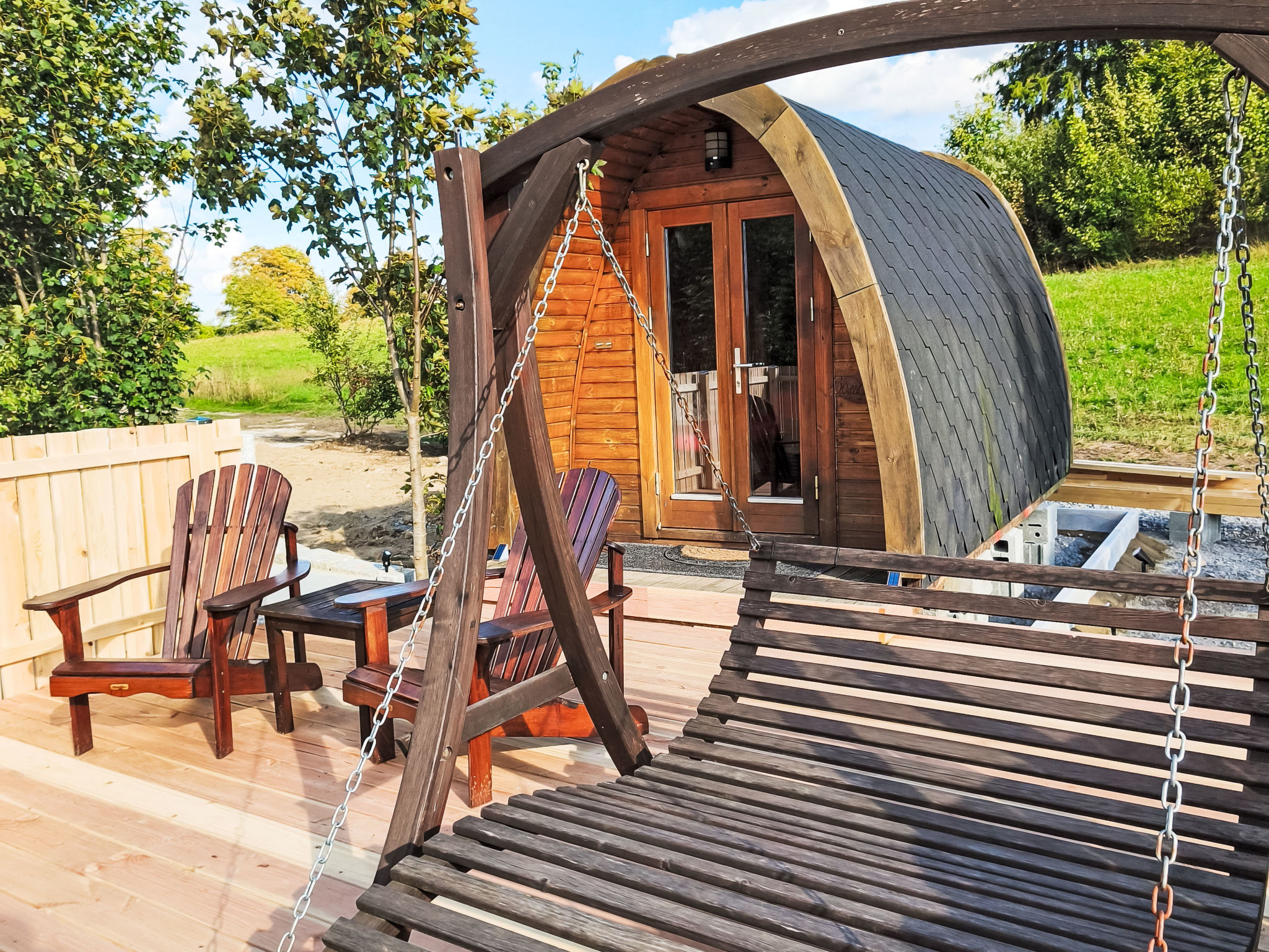 Fichtel-Pod gegen Aufpreis mit Sauna oder Hot Tub — Terrace (4 of 22)