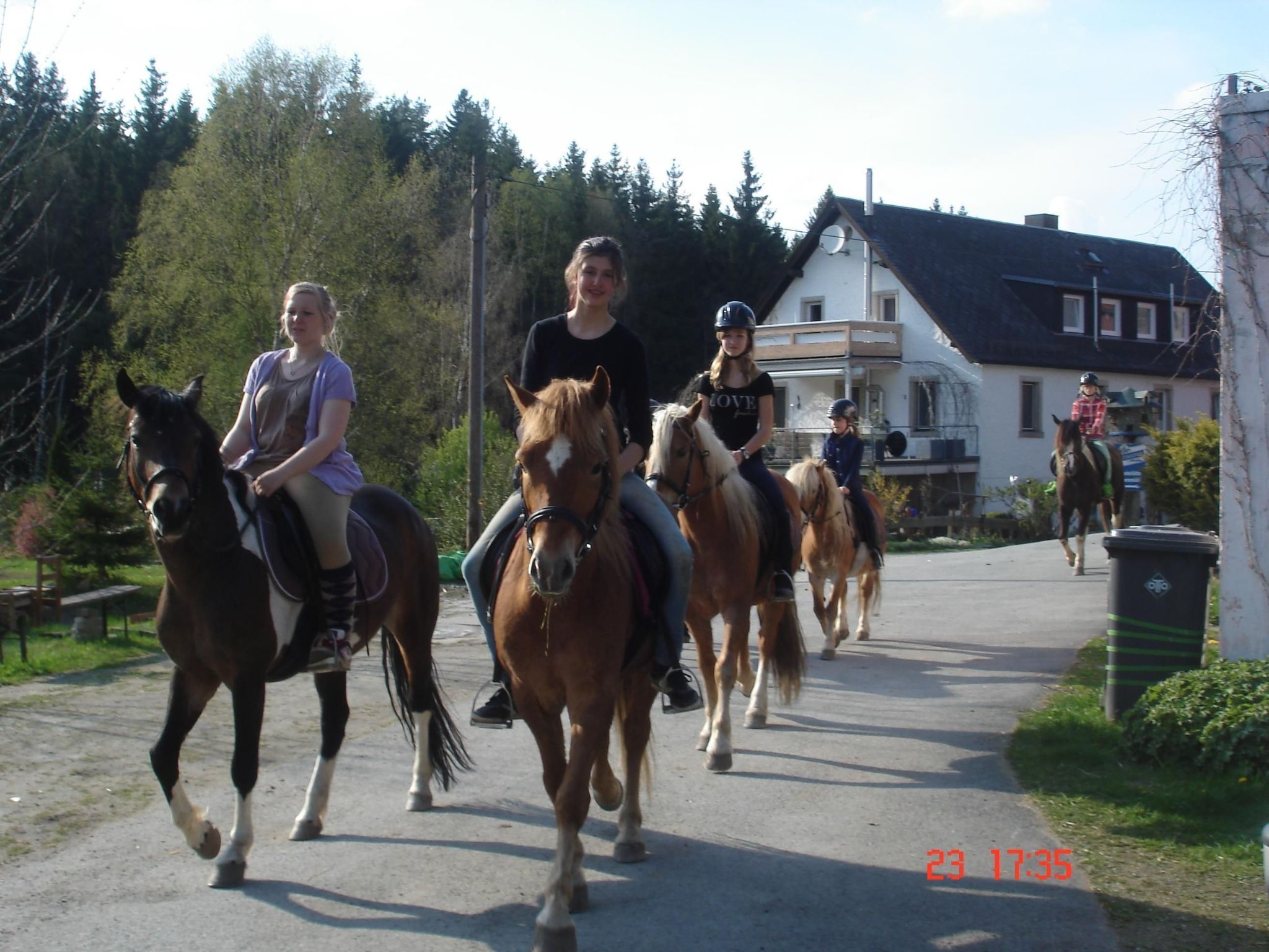 Auf einem Reiterhof-Dedans