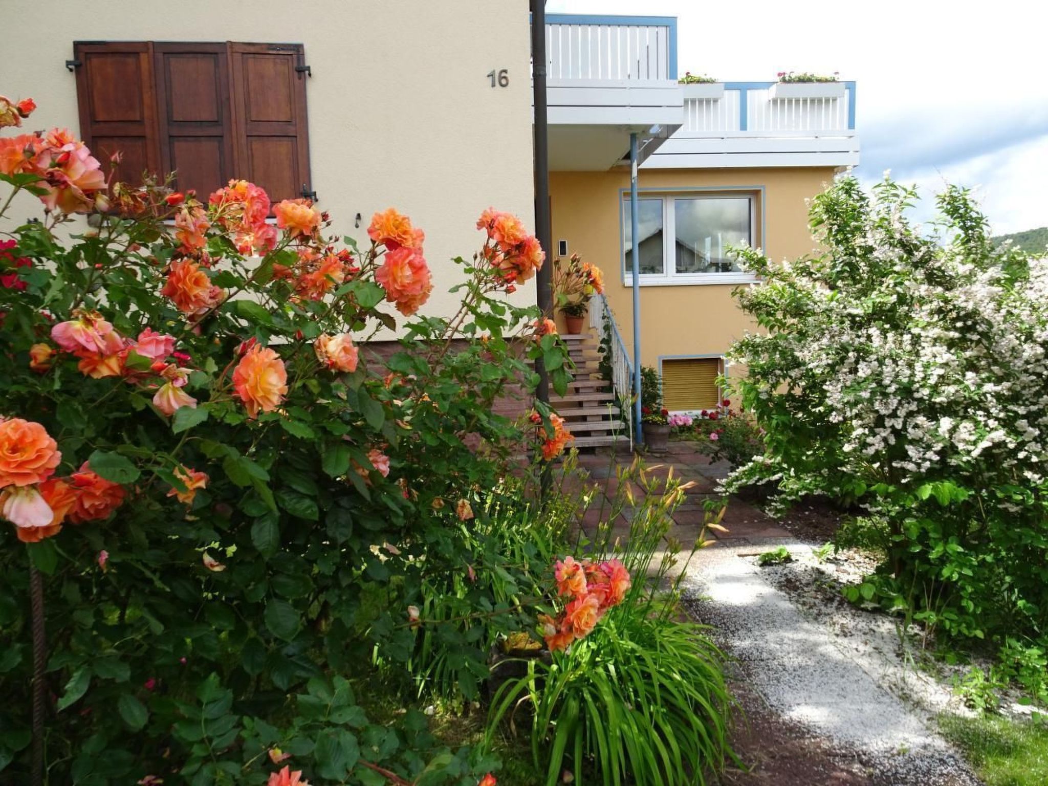 Haus Holzheimer mit Blick auf die Rhön-Binnen