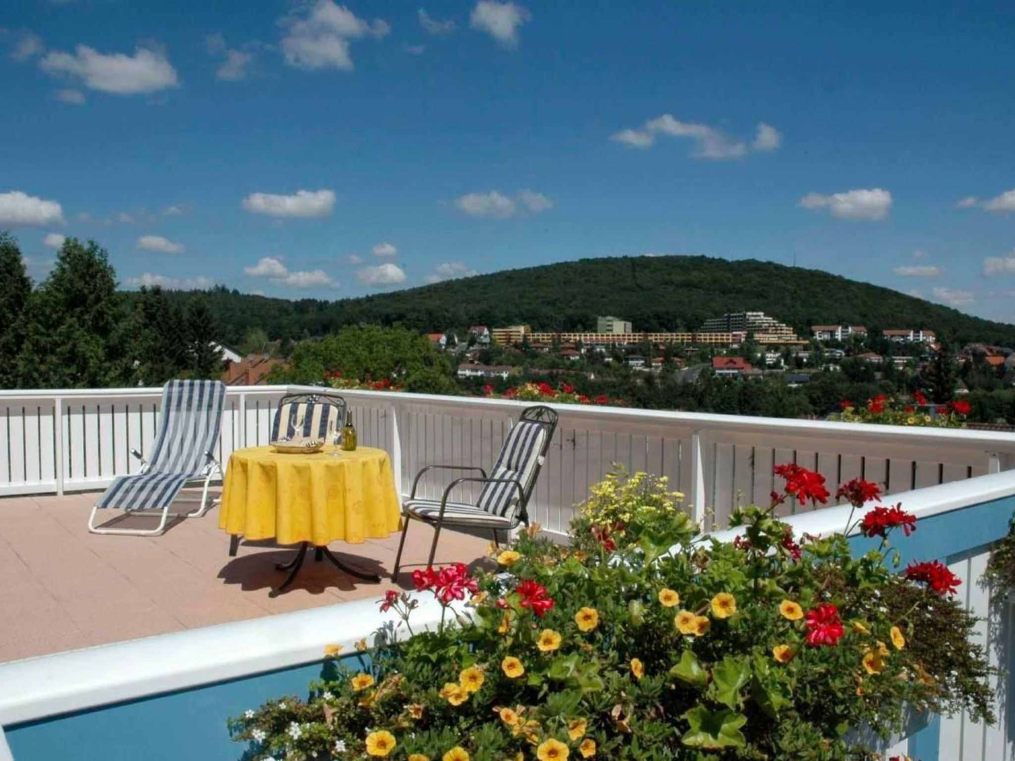 Haus Holzheimer mit Blick auf die Rhön-Binnen