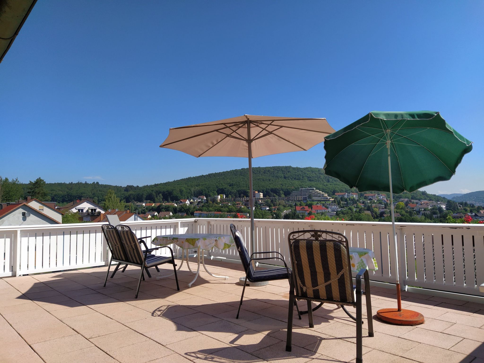 Haus Holzheimer mit Blick auf die Rhön-Binnen