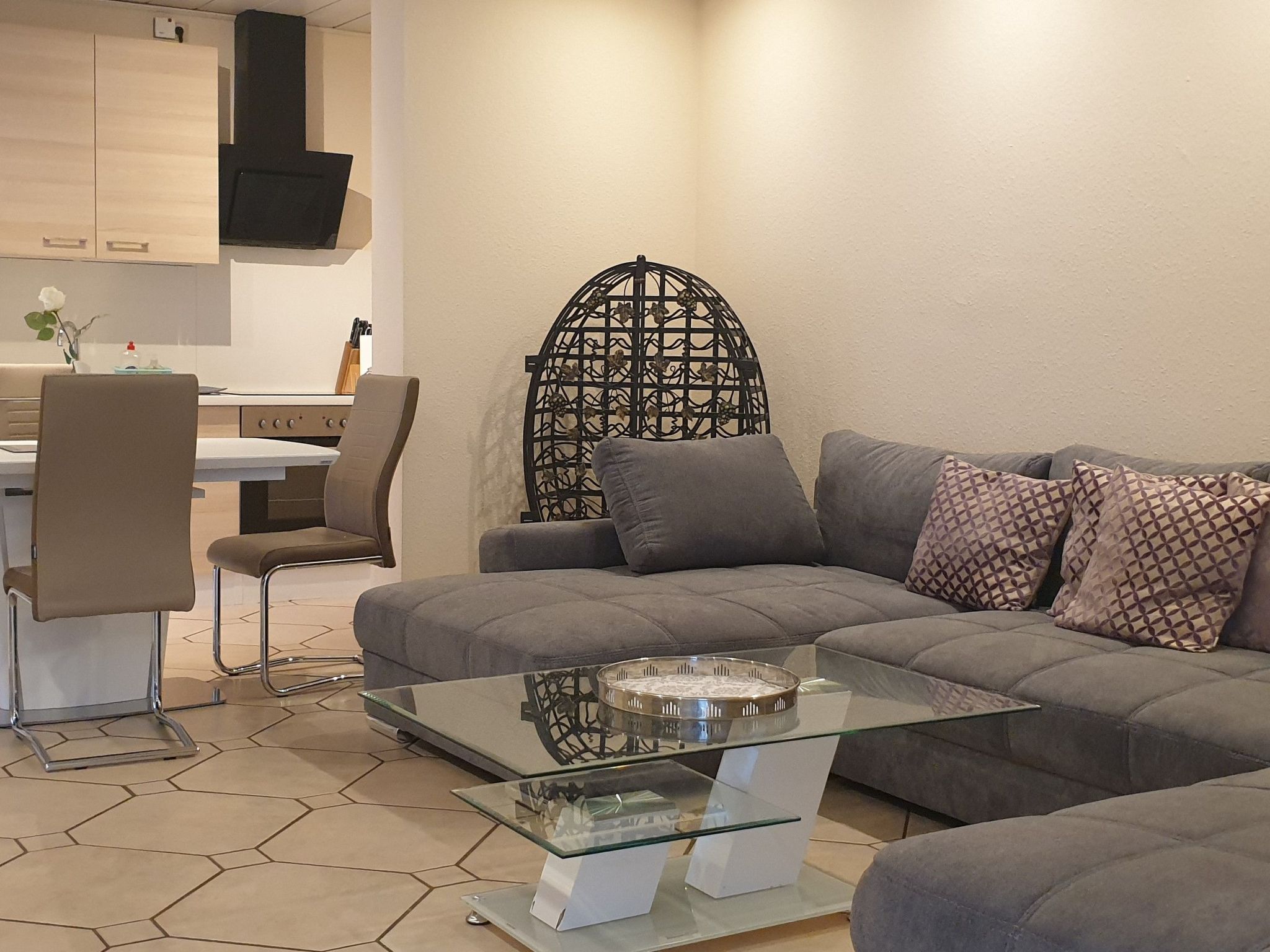 Doppelappartement Privater Zugang zur Sauna und Garten-Inside