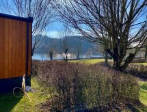 Tiny Haus Waldsee Lodge aan het meer in Wemding, Altmühltal - thumbnail 5