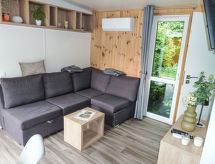 Tiny Haus Lene aan het meer in Wemding – 50 meter van het strand - thumbnail 6