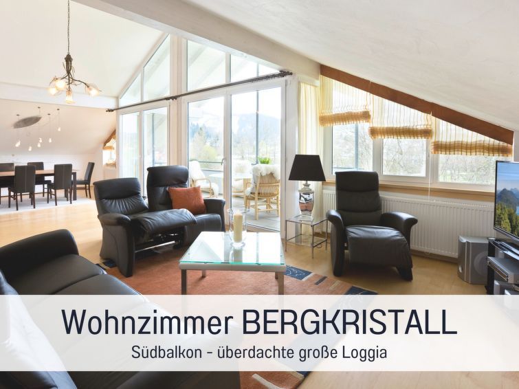 5-persoons appartement Bergkristall in het centrum van Wertach in Wertach