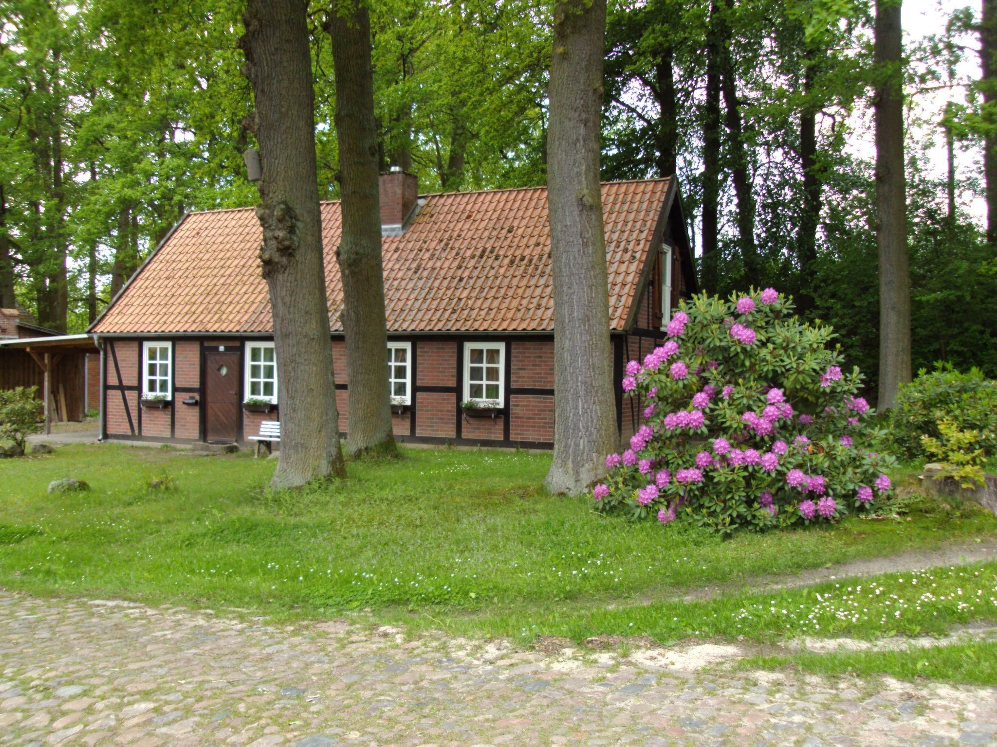 The holiday house was restored in the old timber-framed style. It has a rustic country interior with mostly wooden ceilings with some exposed beam structures and new, comfortable furnishing with a rus..
