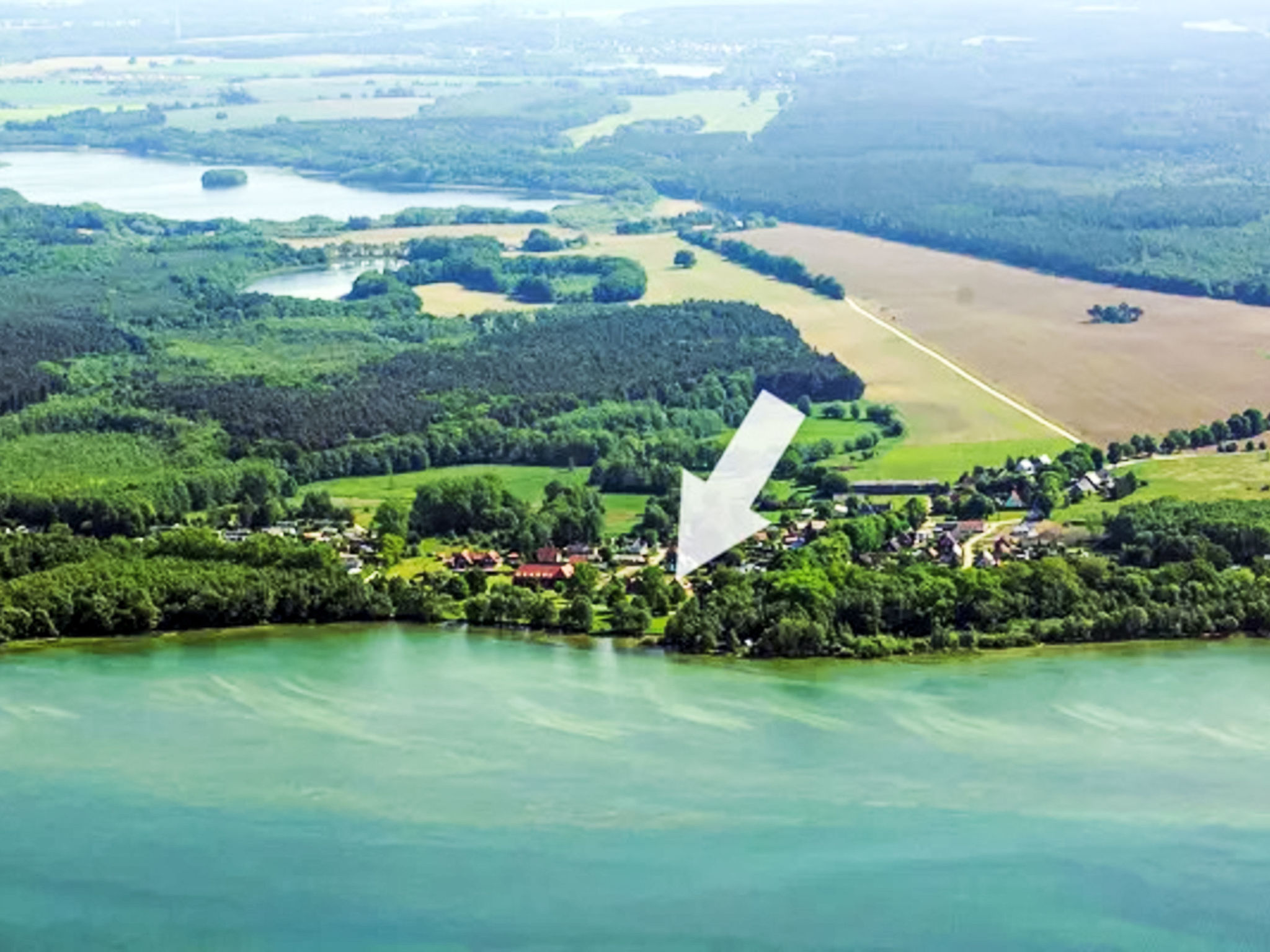 Villa Seeblick mit Sauna - Draußen